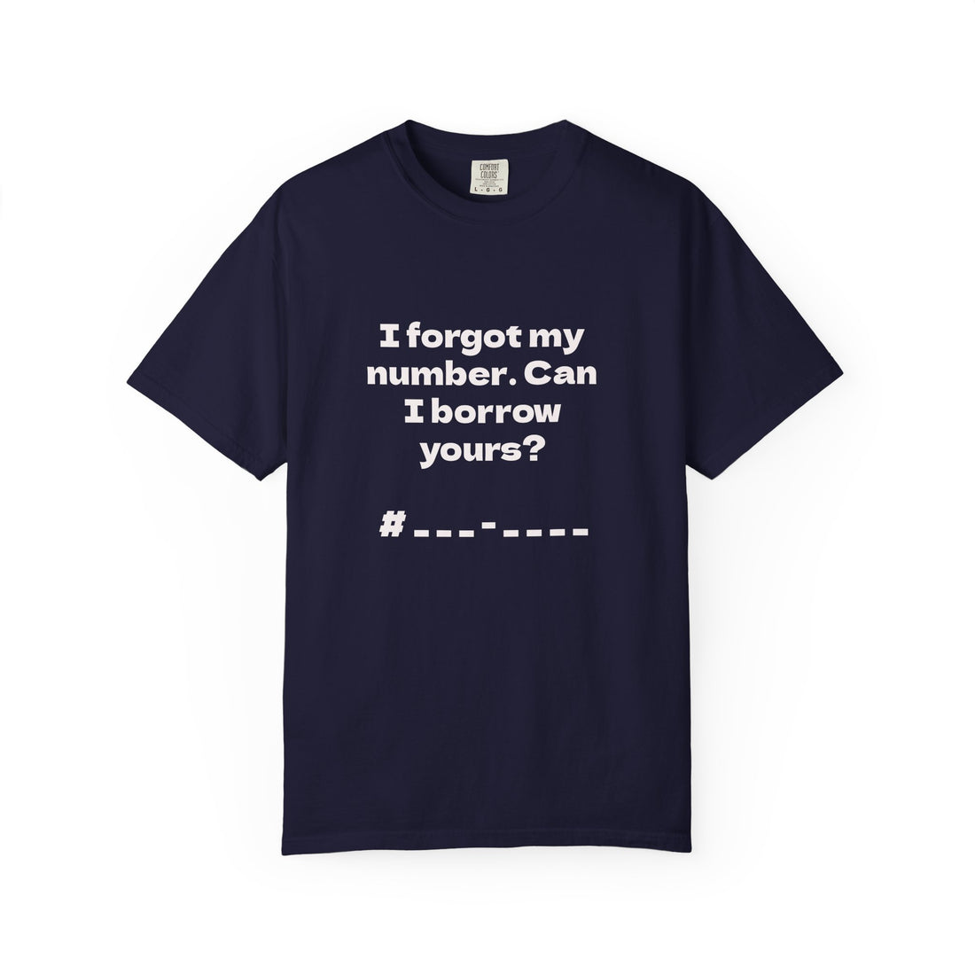 Pick-Up Line Tee - Can I Borrow Your Number