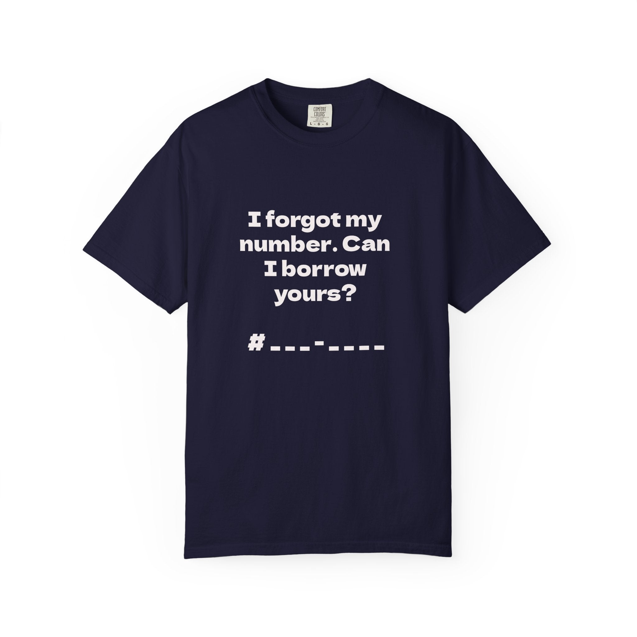 Pick-Up Line Tee - Can I Borrow Your Number