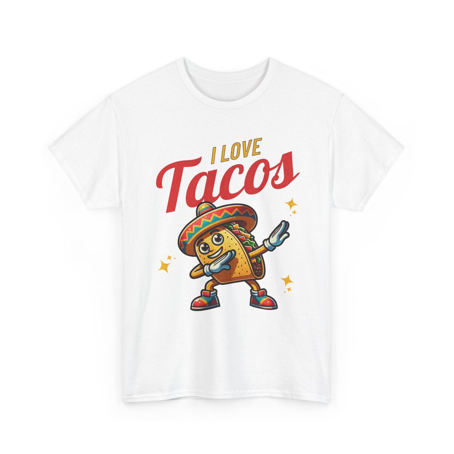 I Love Tacos Tee — Cute Dancing Taco Graphic T-Shirt