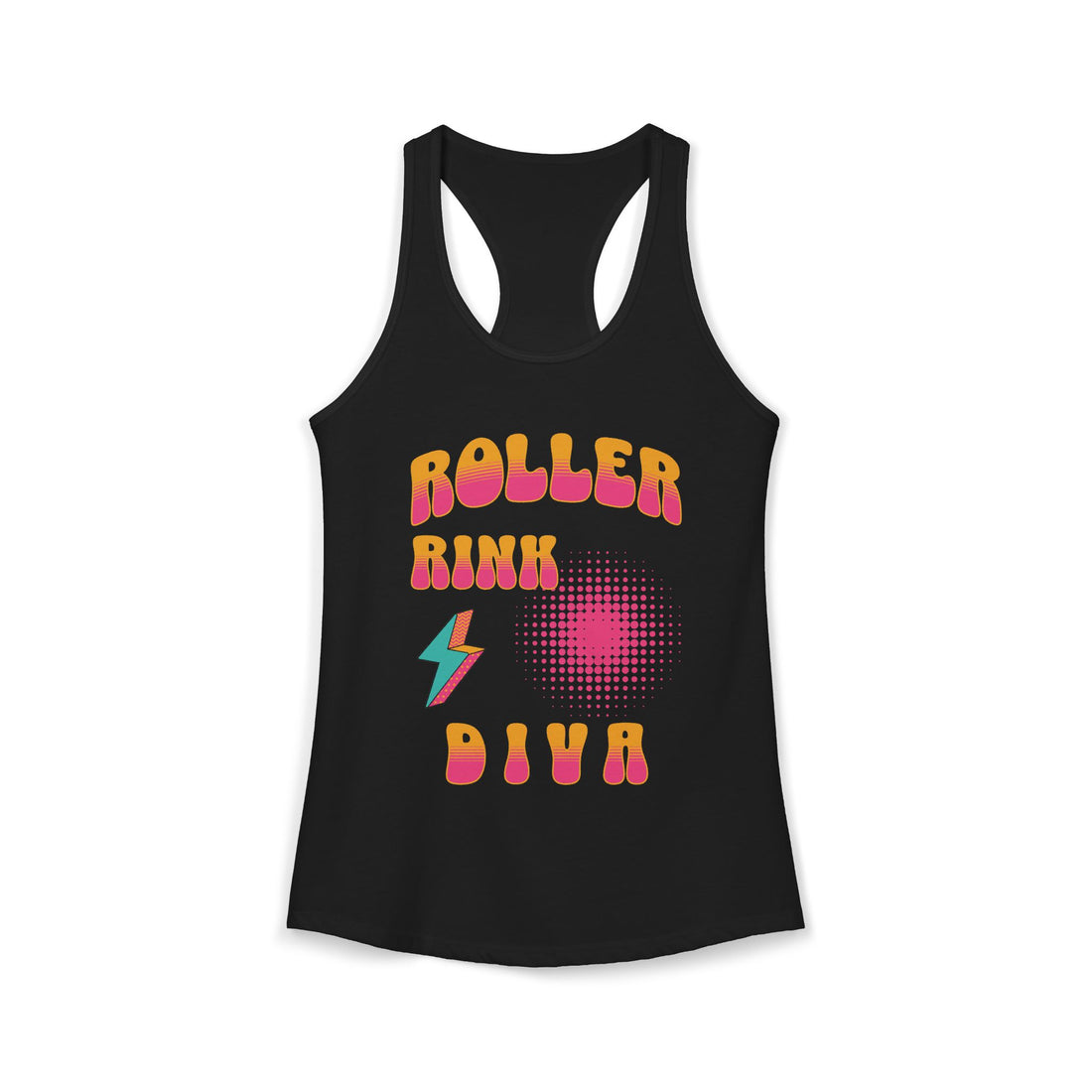 Roller Rink Diva – Women’s Racerback Tank