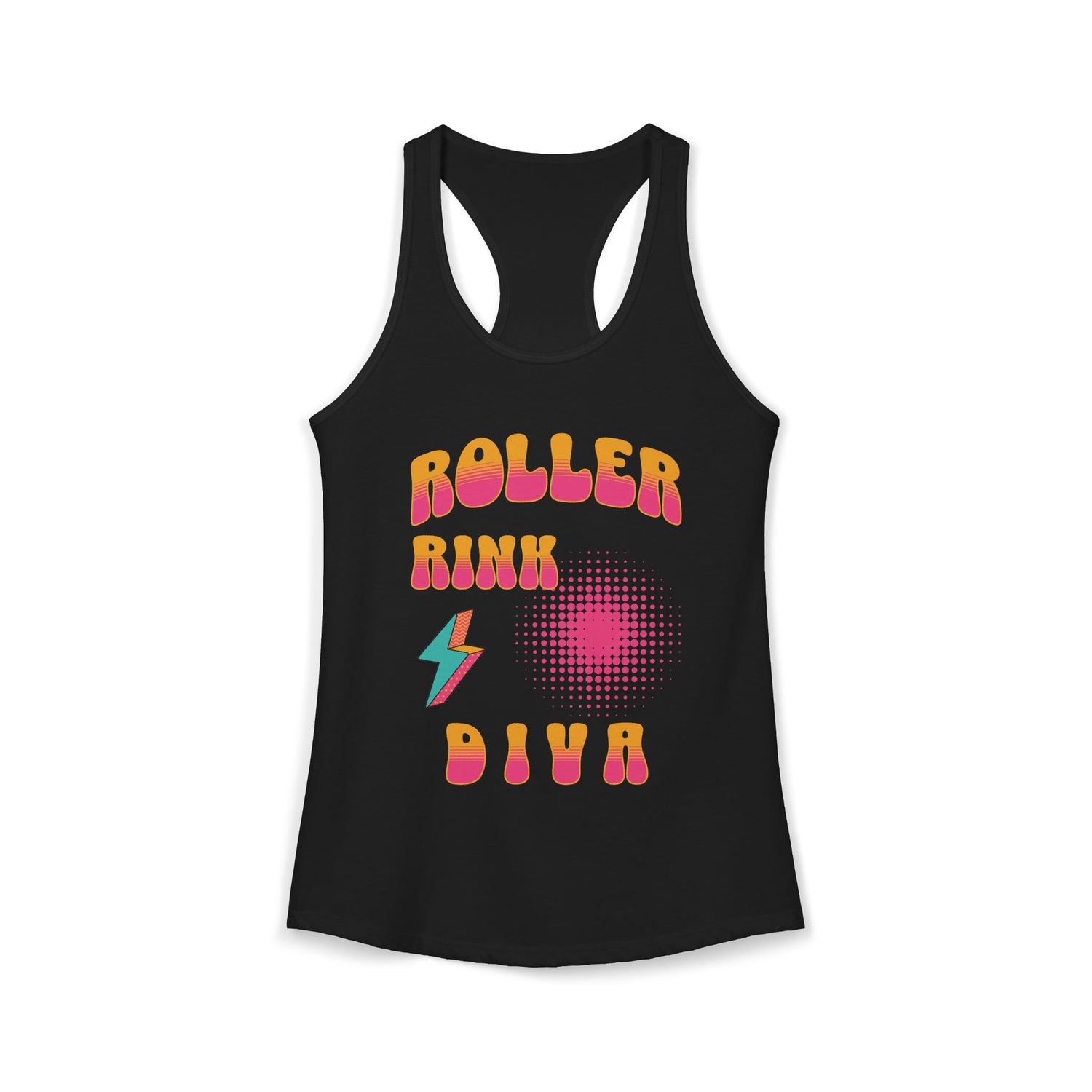 Roller Rink Diva – Women’s Racerback Tank