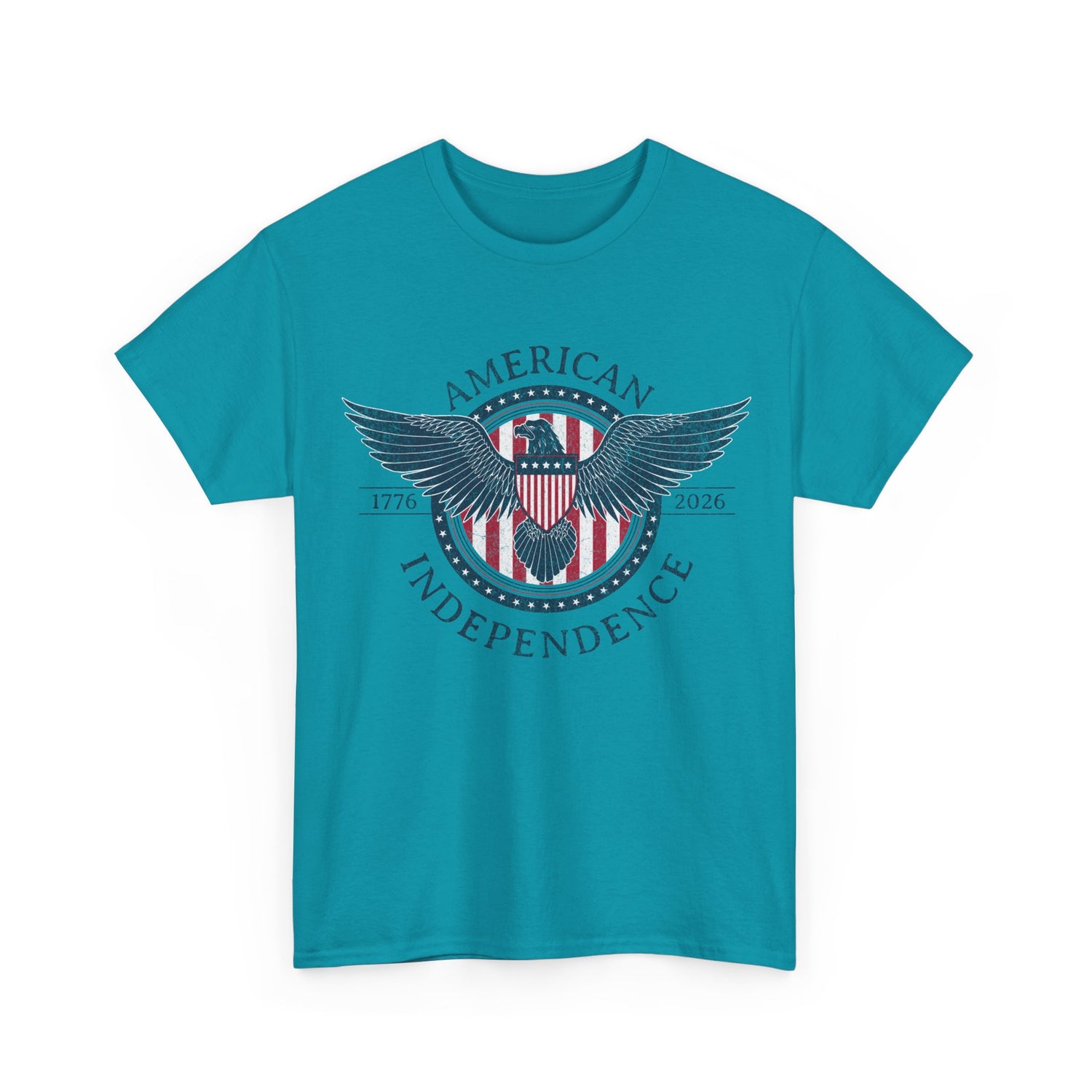 Independence Eagle Tee — American Independence 1776–2025 Vintage Flag Shirt