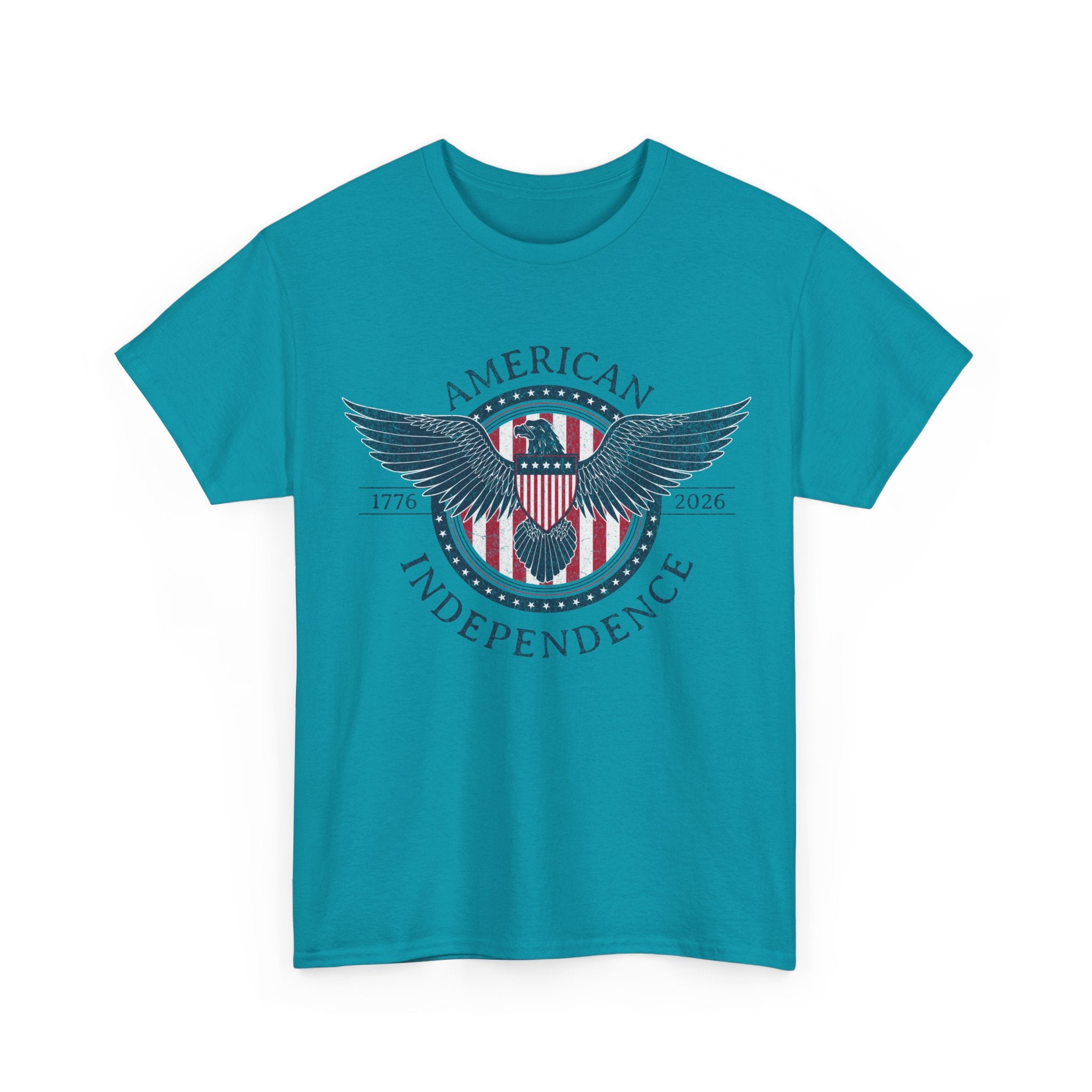Independence Eagle Tee — American Independence 1776–2025 Vintage Flag Shirt