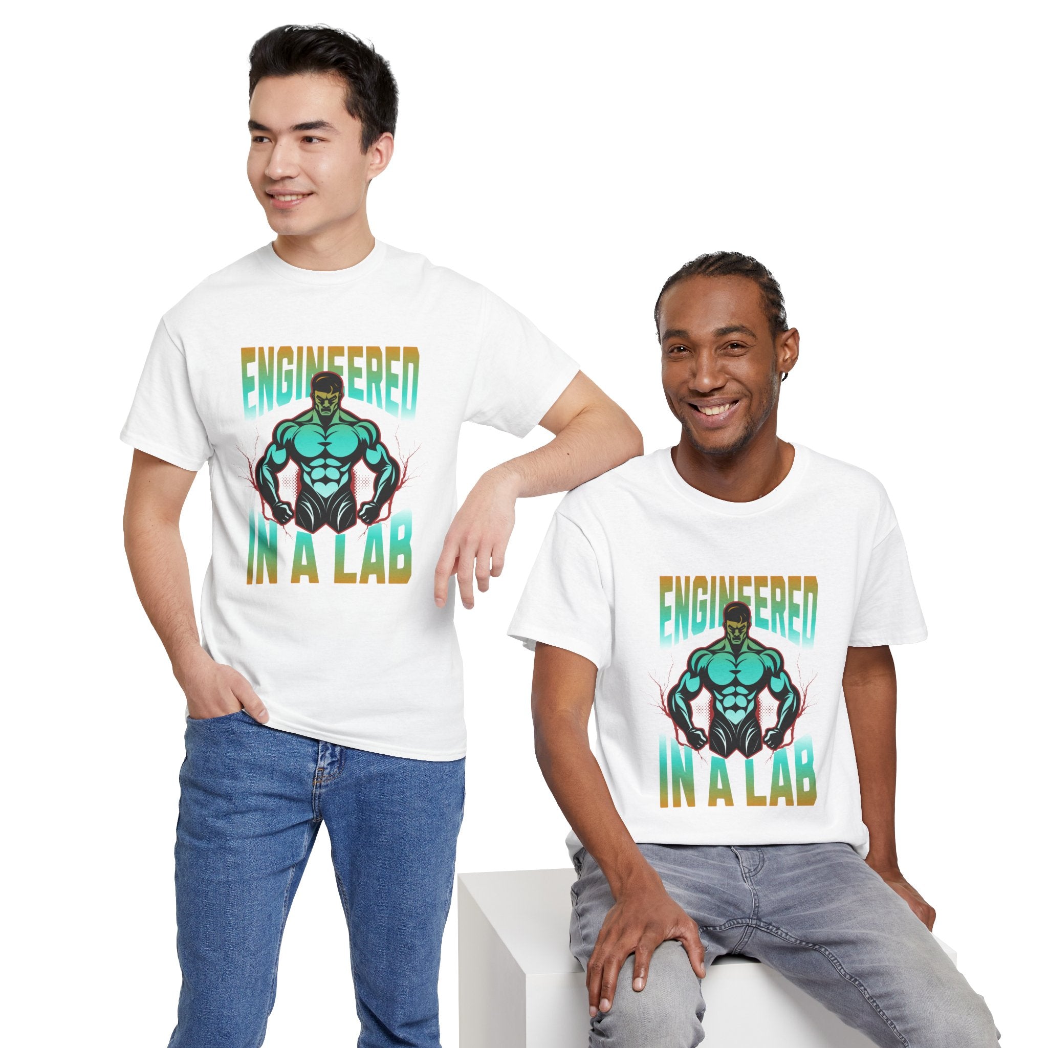 Engineered in a Lab T-Shirt — Muscle Science Gym Tee