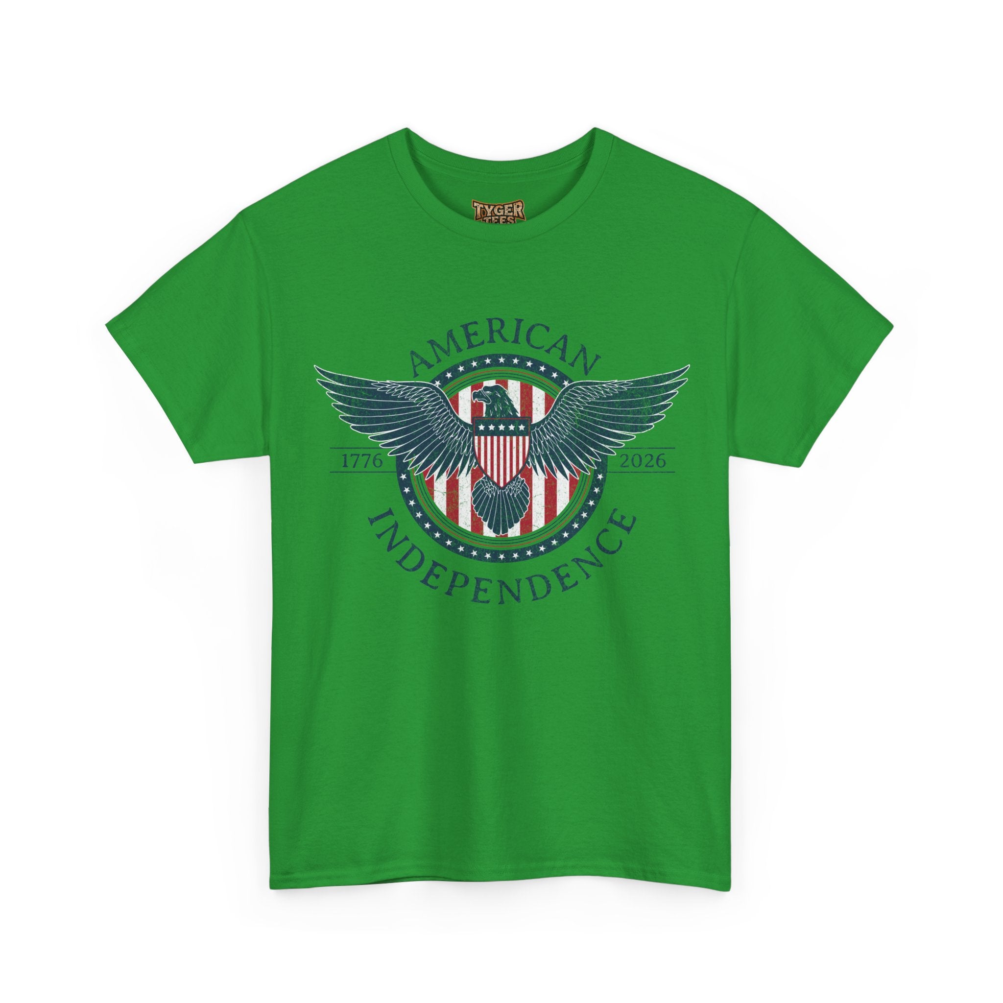 Independence Eagle Tee — American Independence 1776–2026 Vintage Flag Shirt