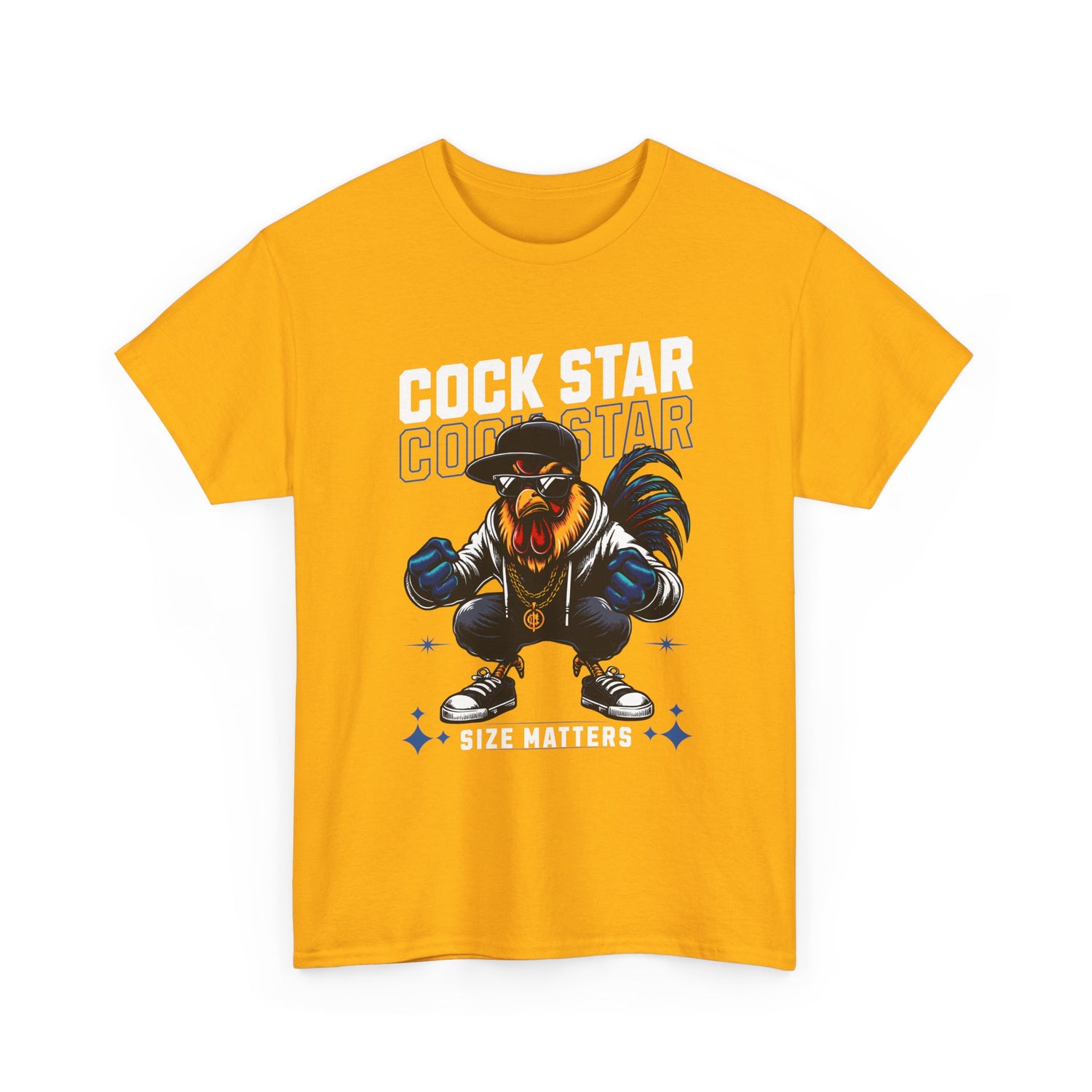 Cock Star Rooster T-Shirt — Size Matters Graphic Tee