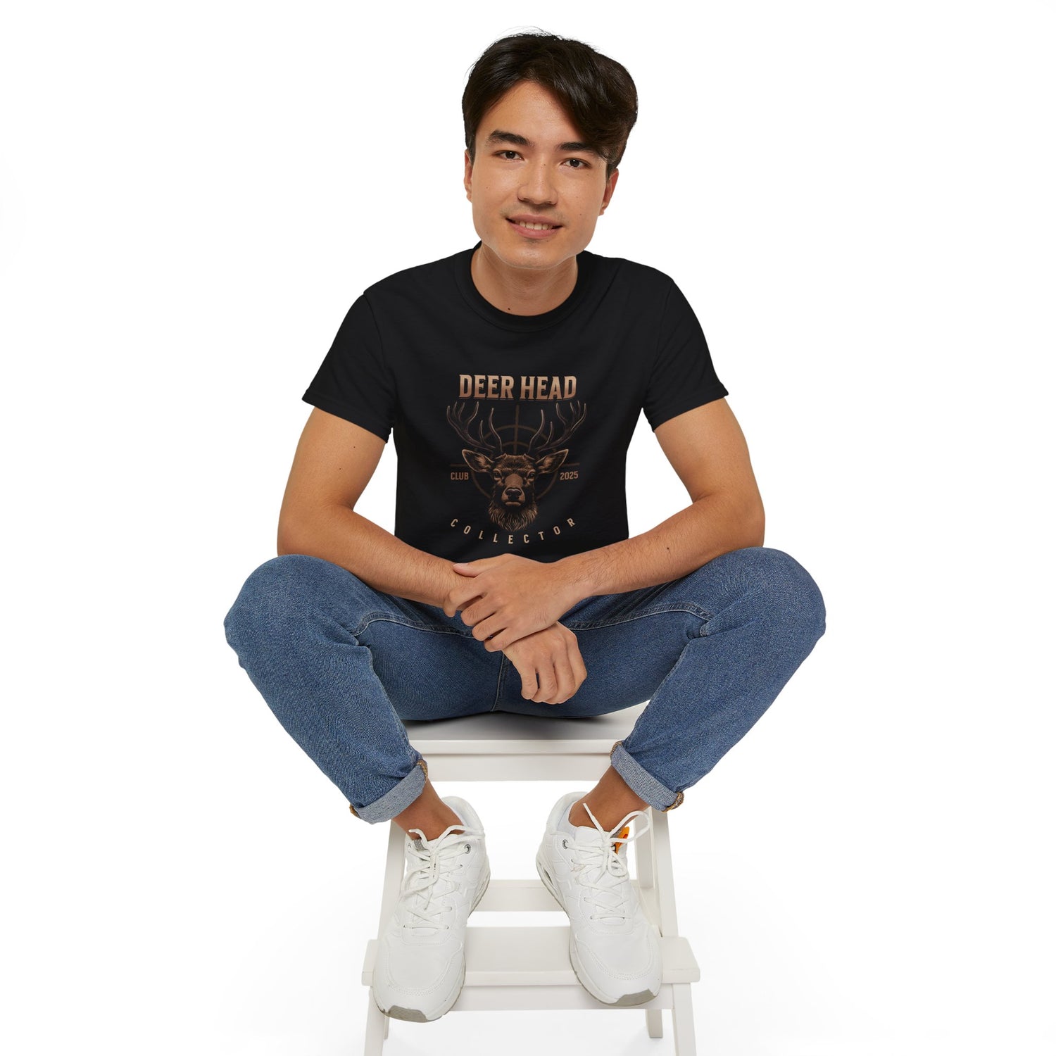 Deer Head Collector Cotton Hunting Tee
