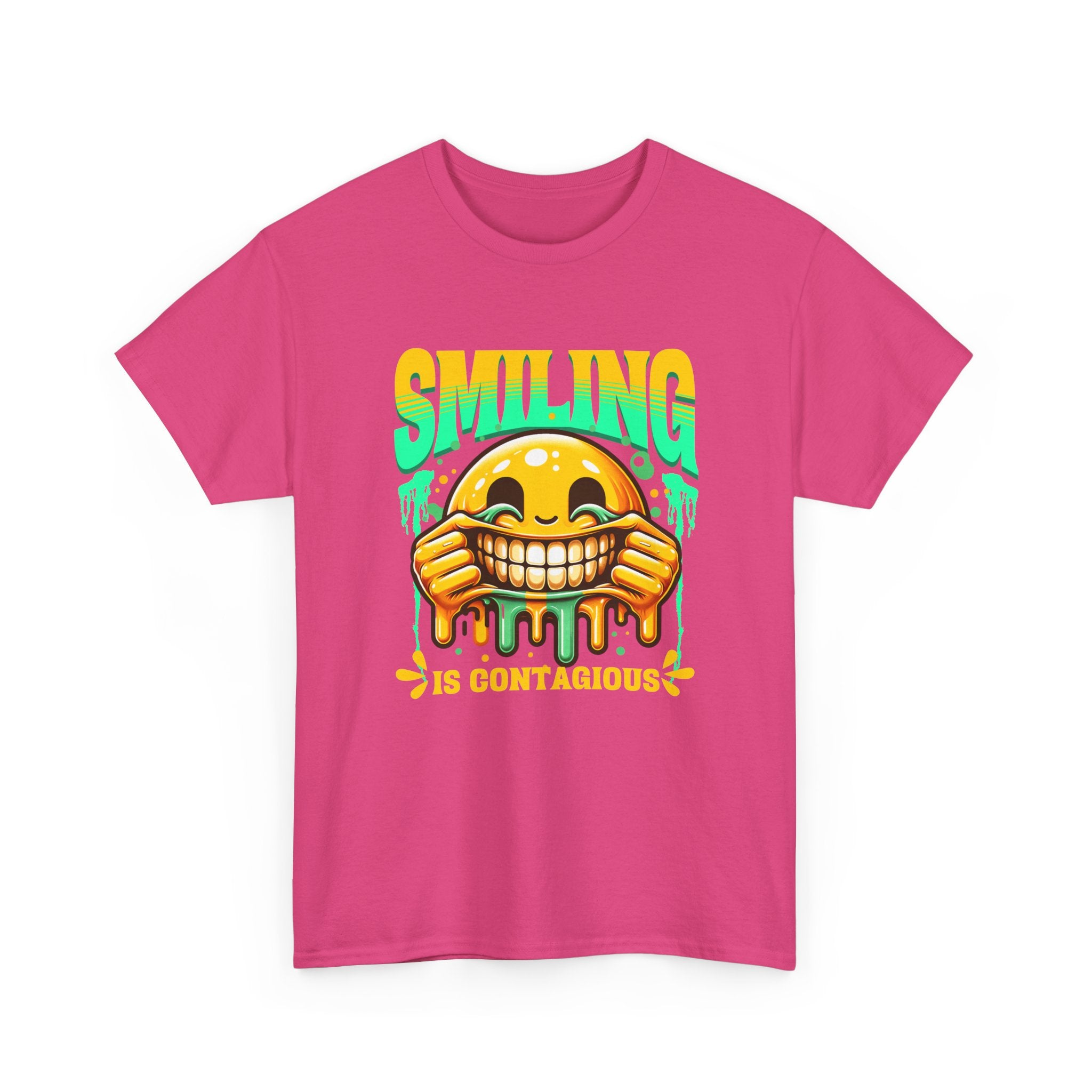 Smiling Is Contagious – Happy Smiley Face T-Shirt