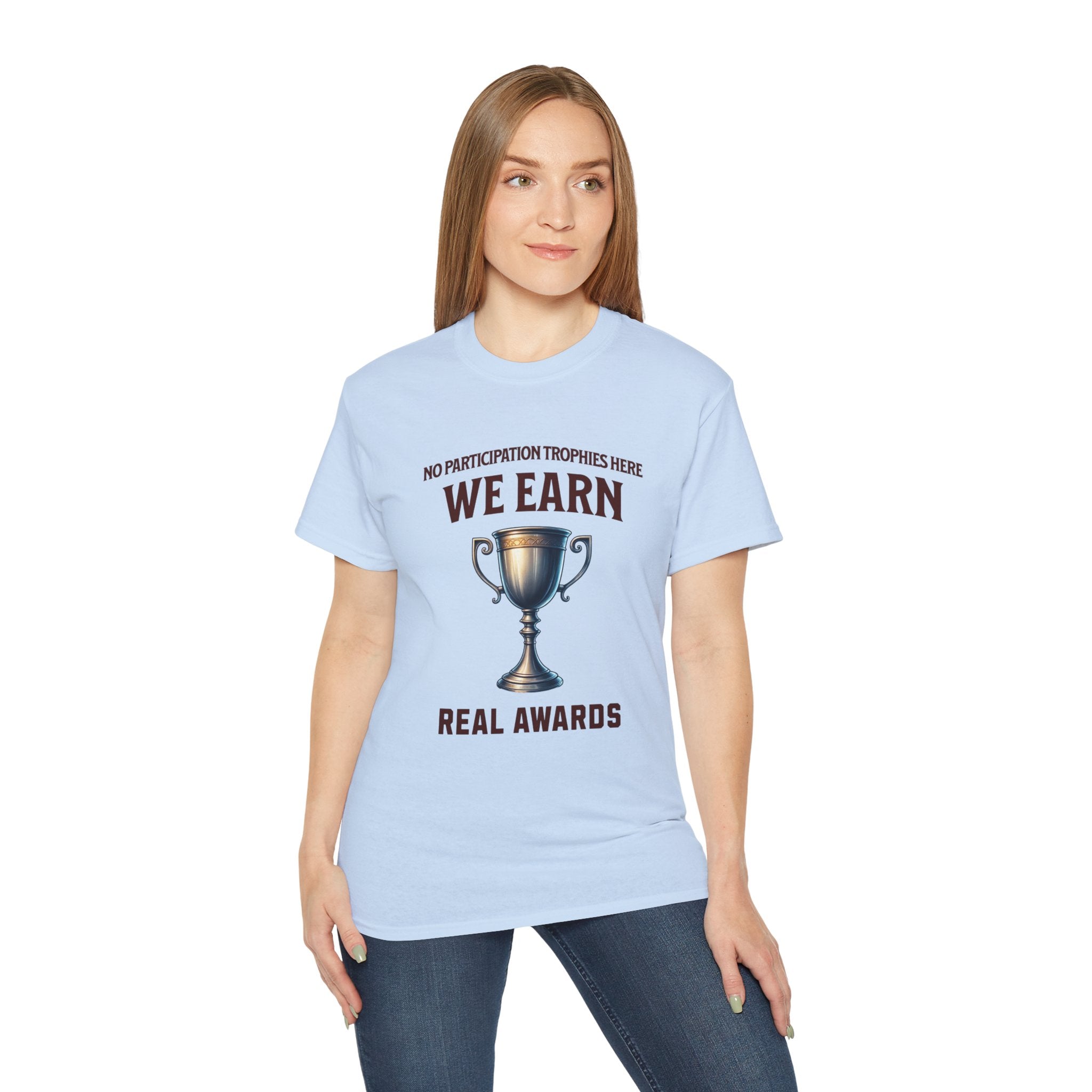 No Participation Trophies Unisex Cotton Tee