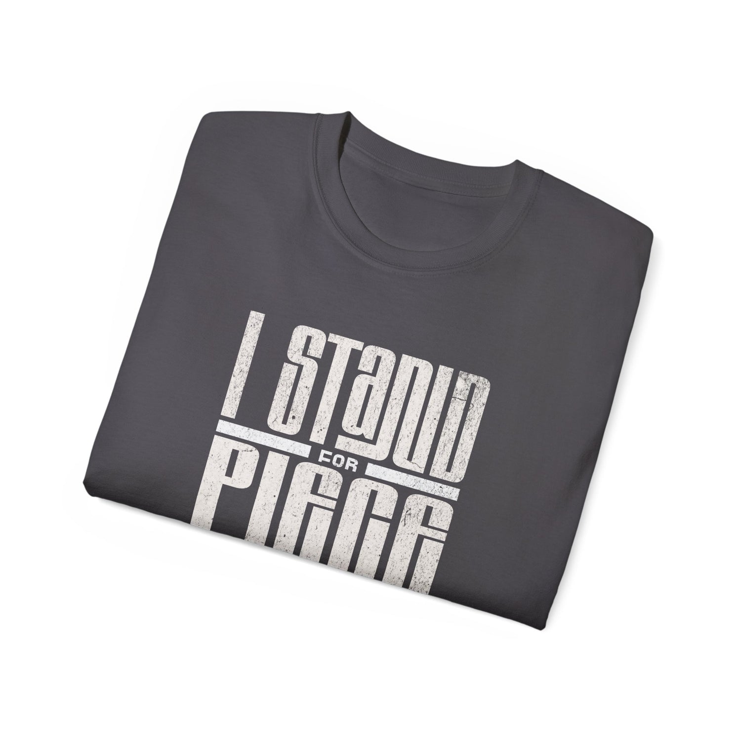 I Stand For Piece of Blueberry Pie Cotton T-Shirt