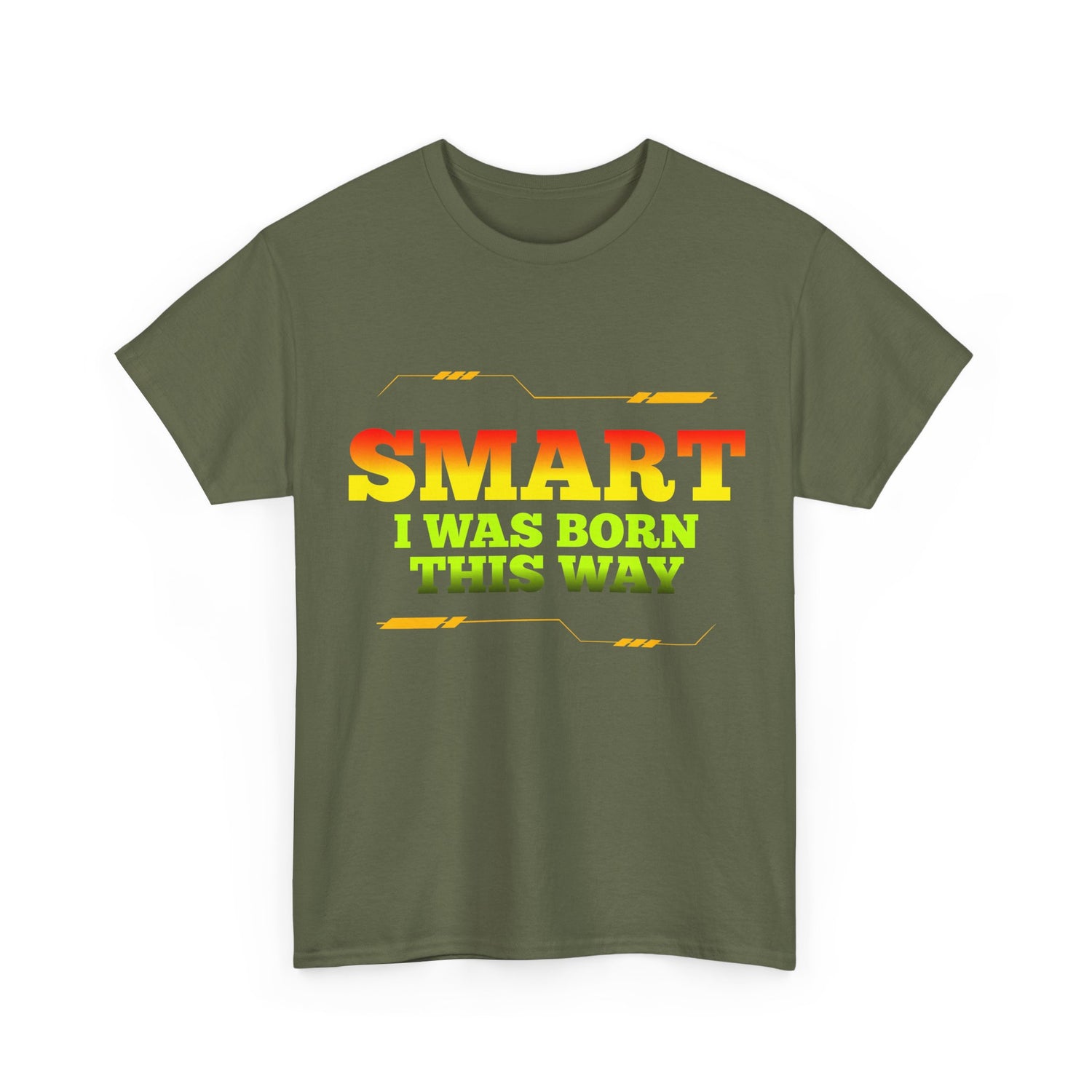 Smart I Was Born This Way Tee — Funny Retro Statement T‑Shirt