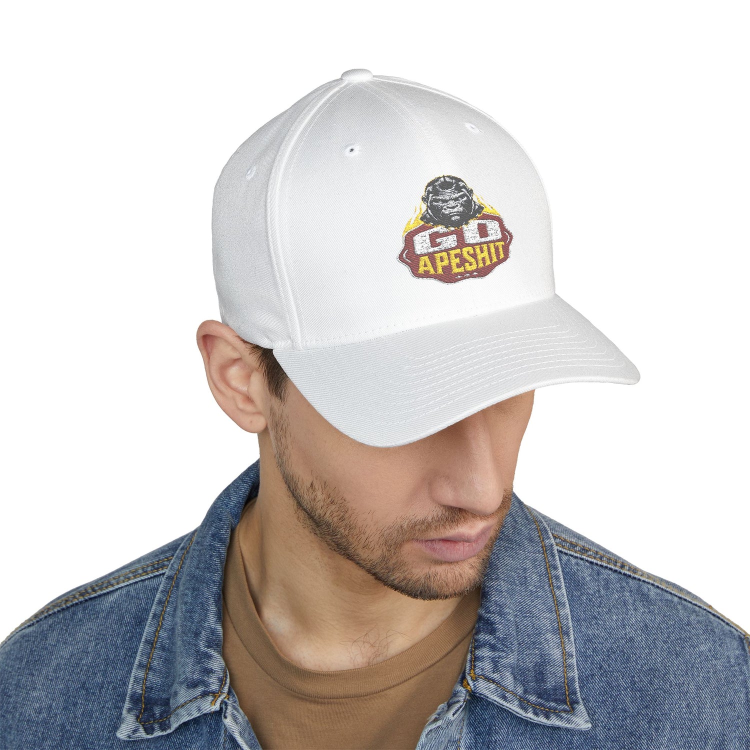GO APESHIT Embroidered Statement Cap