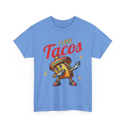 I Love Tacos Tee — Cute Dancing Taco Graphic T-Shirt