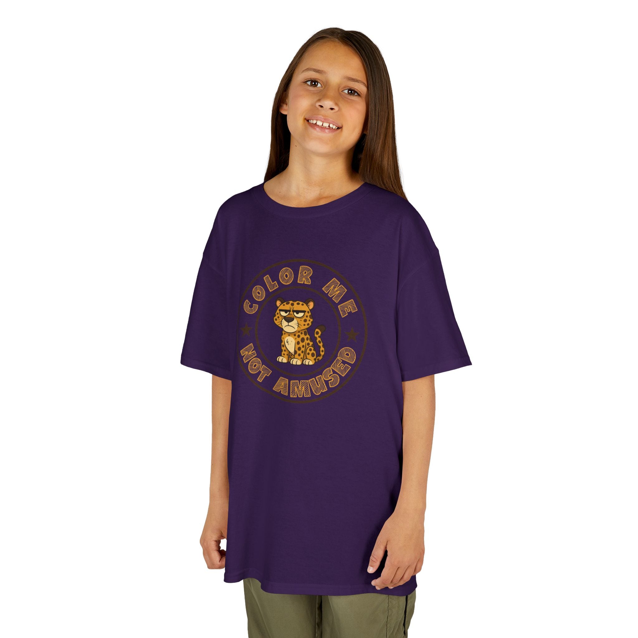 Kids Tee — Color Me Not Amused - Jaguar
