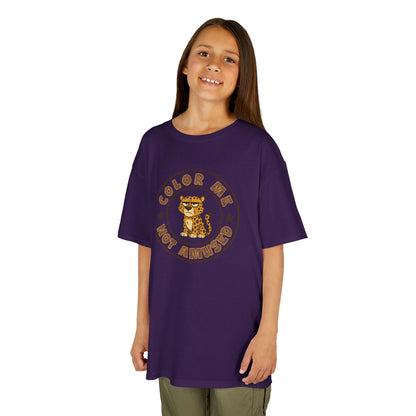 Kids Tee — Color Me Not Amused - Jaguar