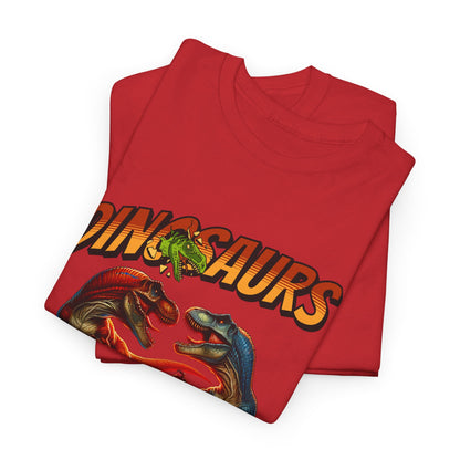 Dinosaur Graphic Tee – "Dinosaurs Will Rise Again" Retro Jurassic T‑Shirt