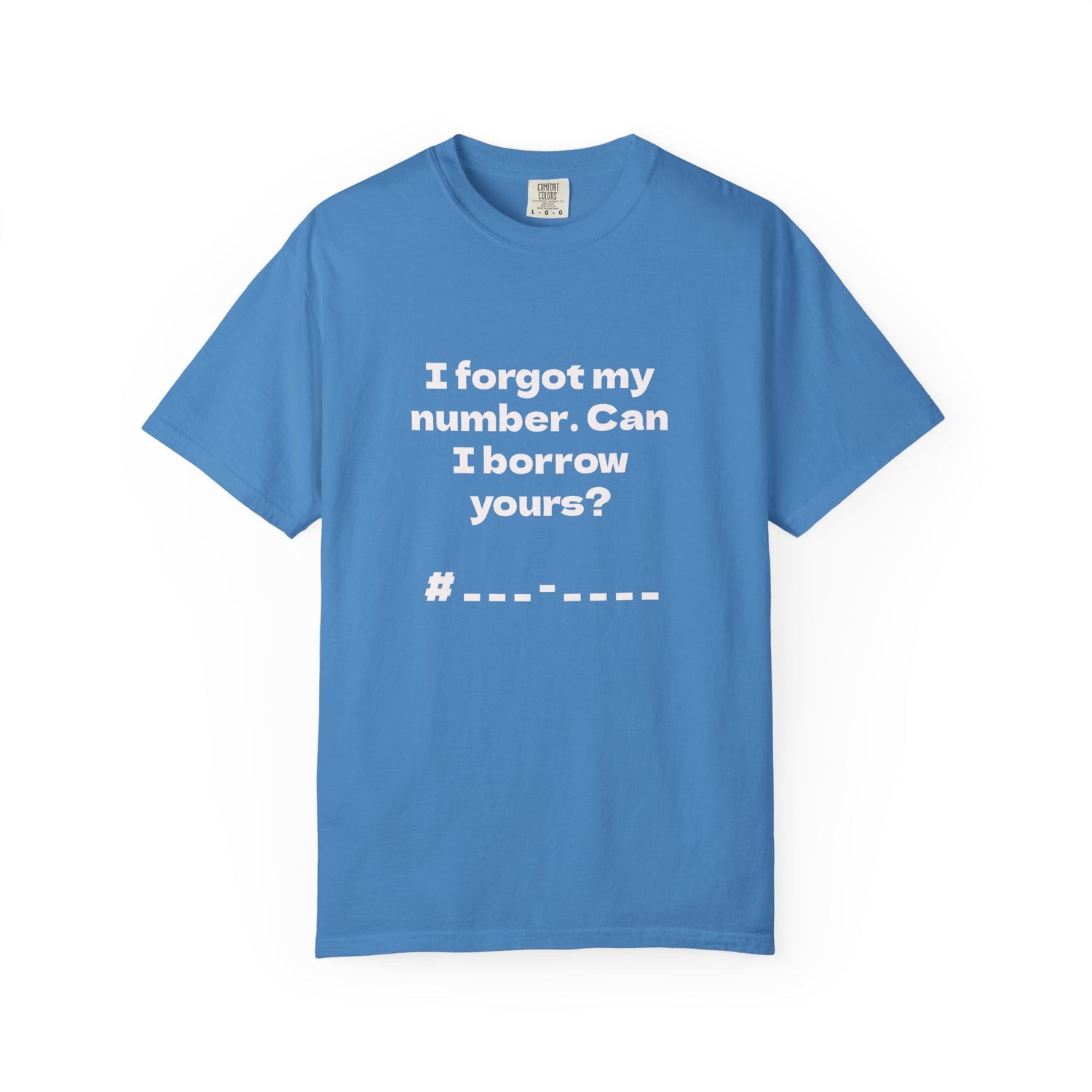 Pick-Up Line Tee - Can I Borrow Your Number