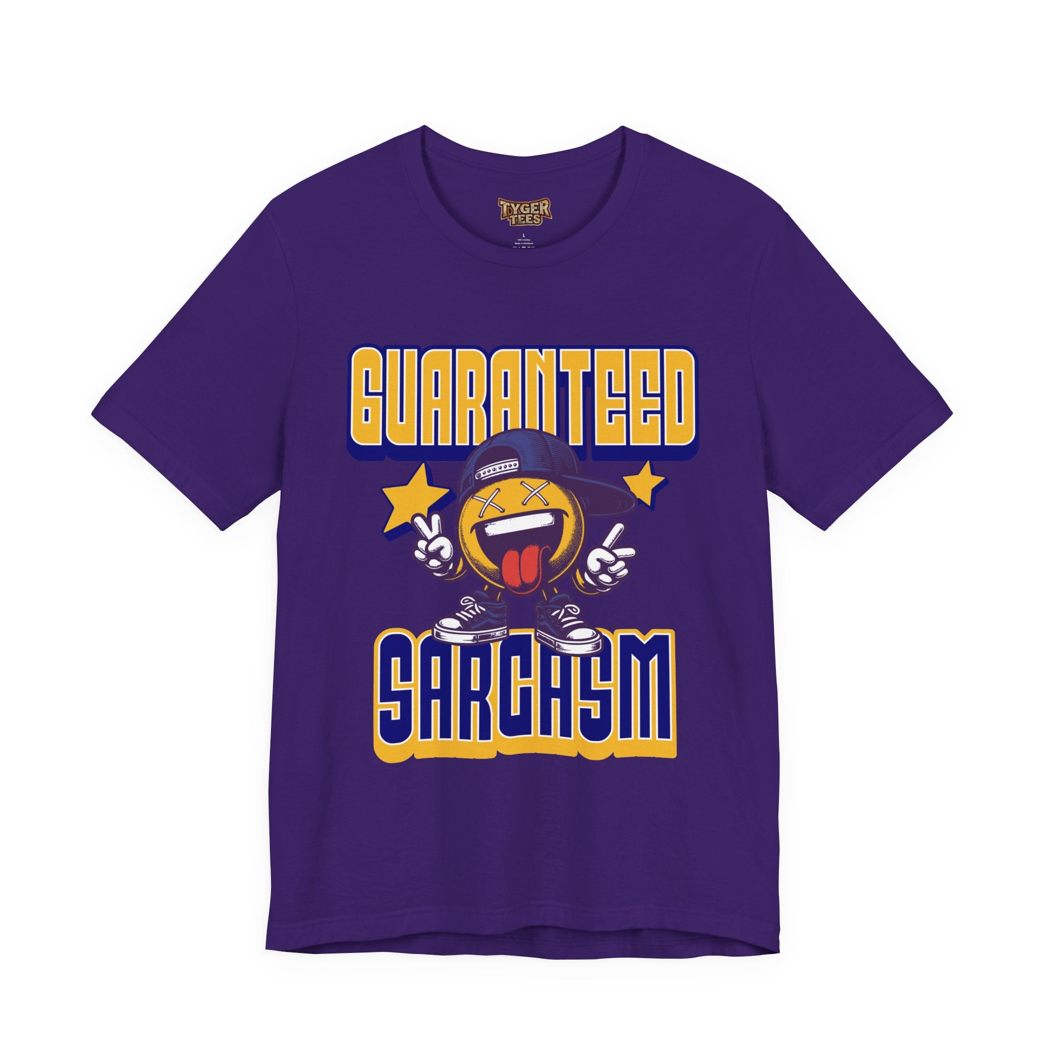 Guaranteed Sarcasm – Funny Smiley Face T-Shirt