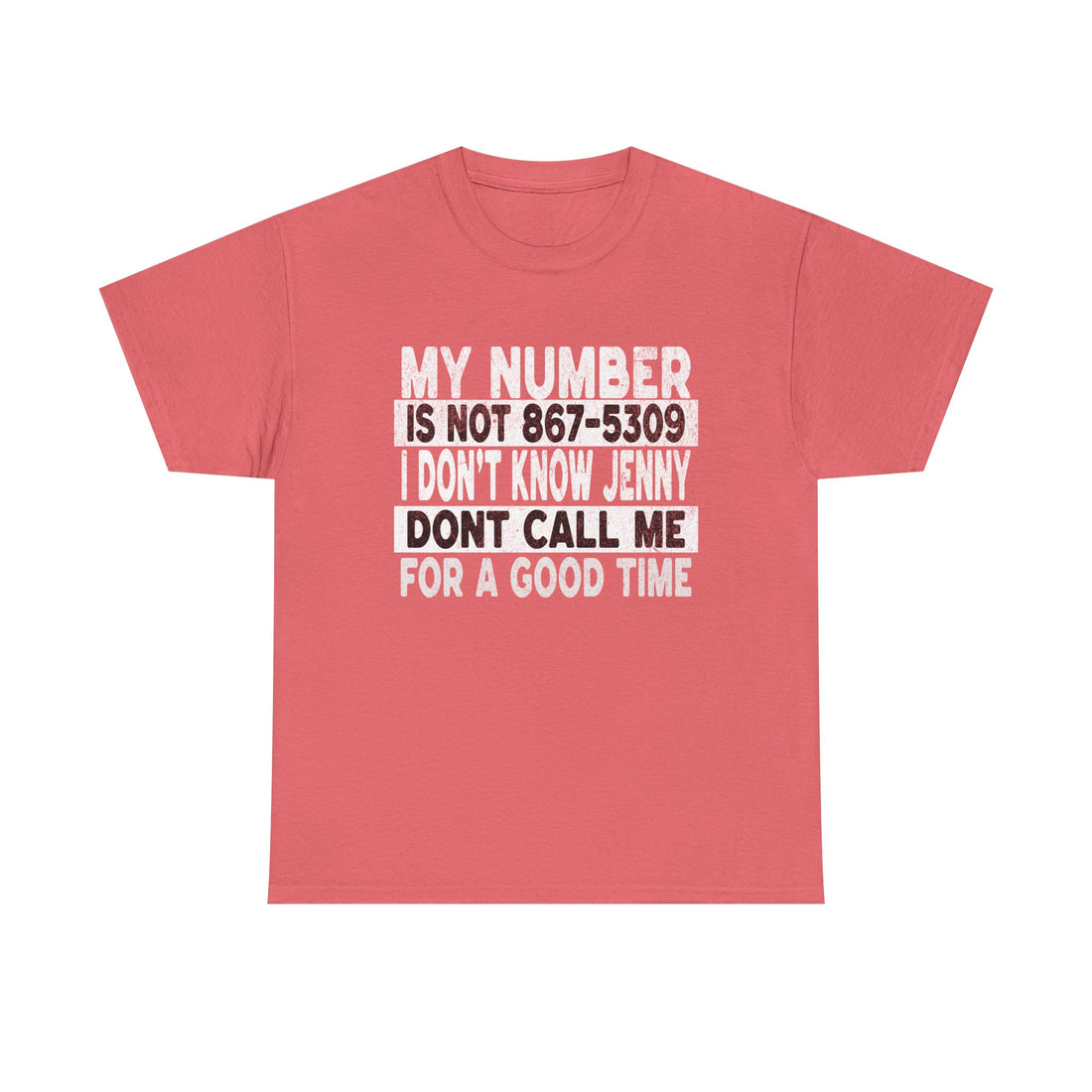Funny 867-5309 Jenny Unisex Cotton Tee