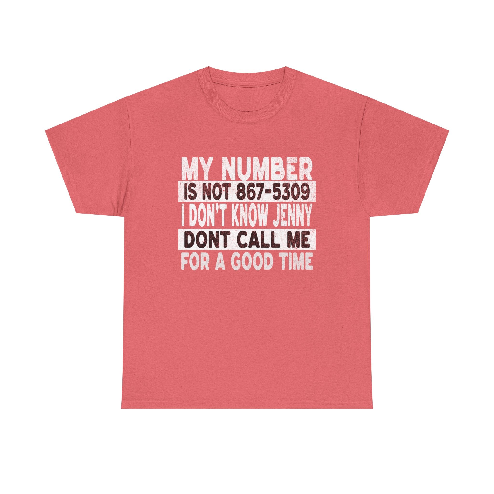 Funny 867-5309 Jenny Unisex Cotton Tee