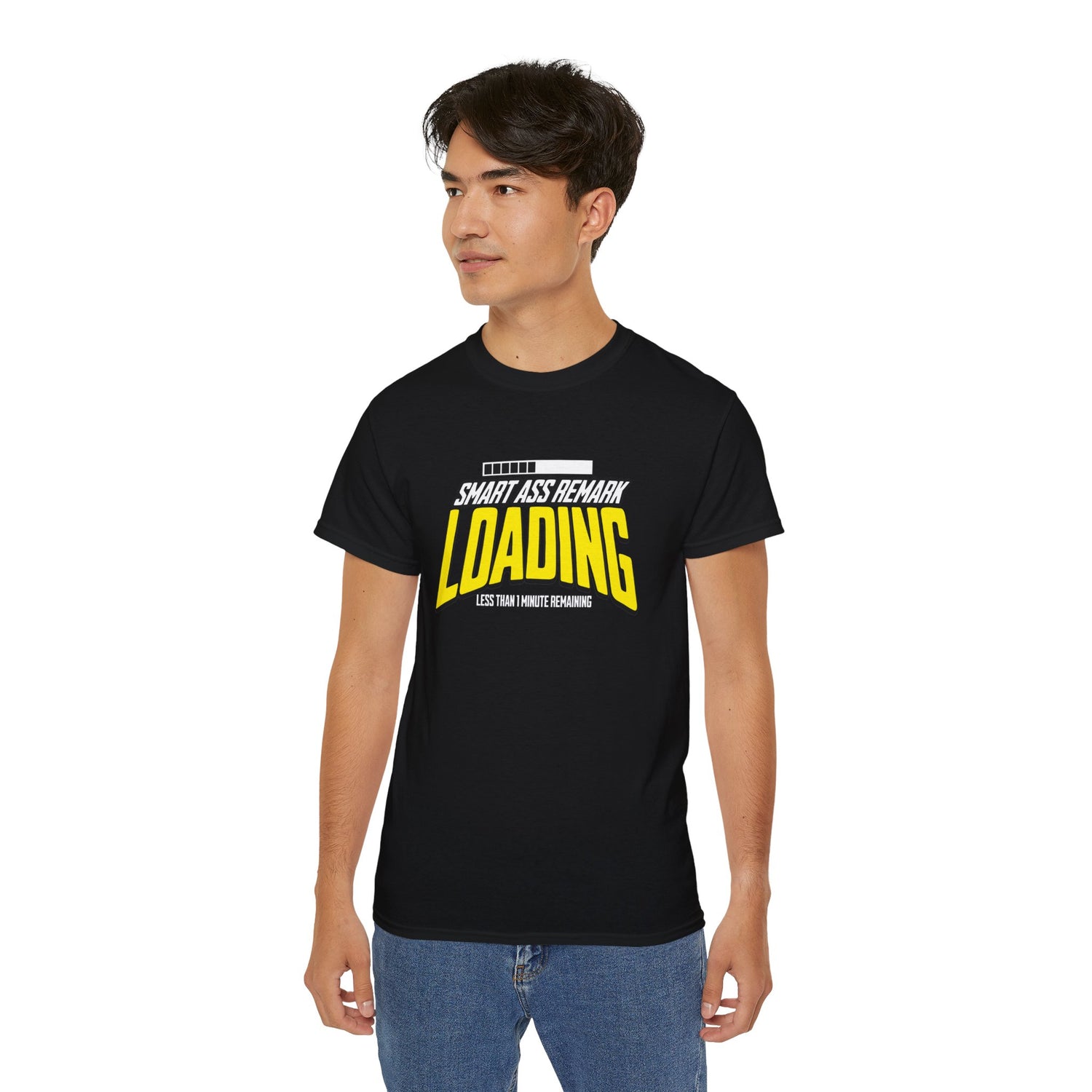 Funny Smart Ass Loading Cotton Tee