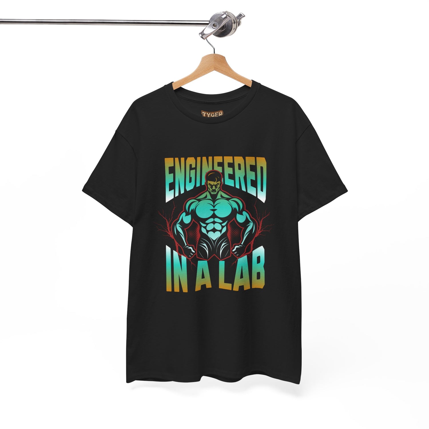 Engineered in a Lab T-Shirt — Muscle Science Gym Tee