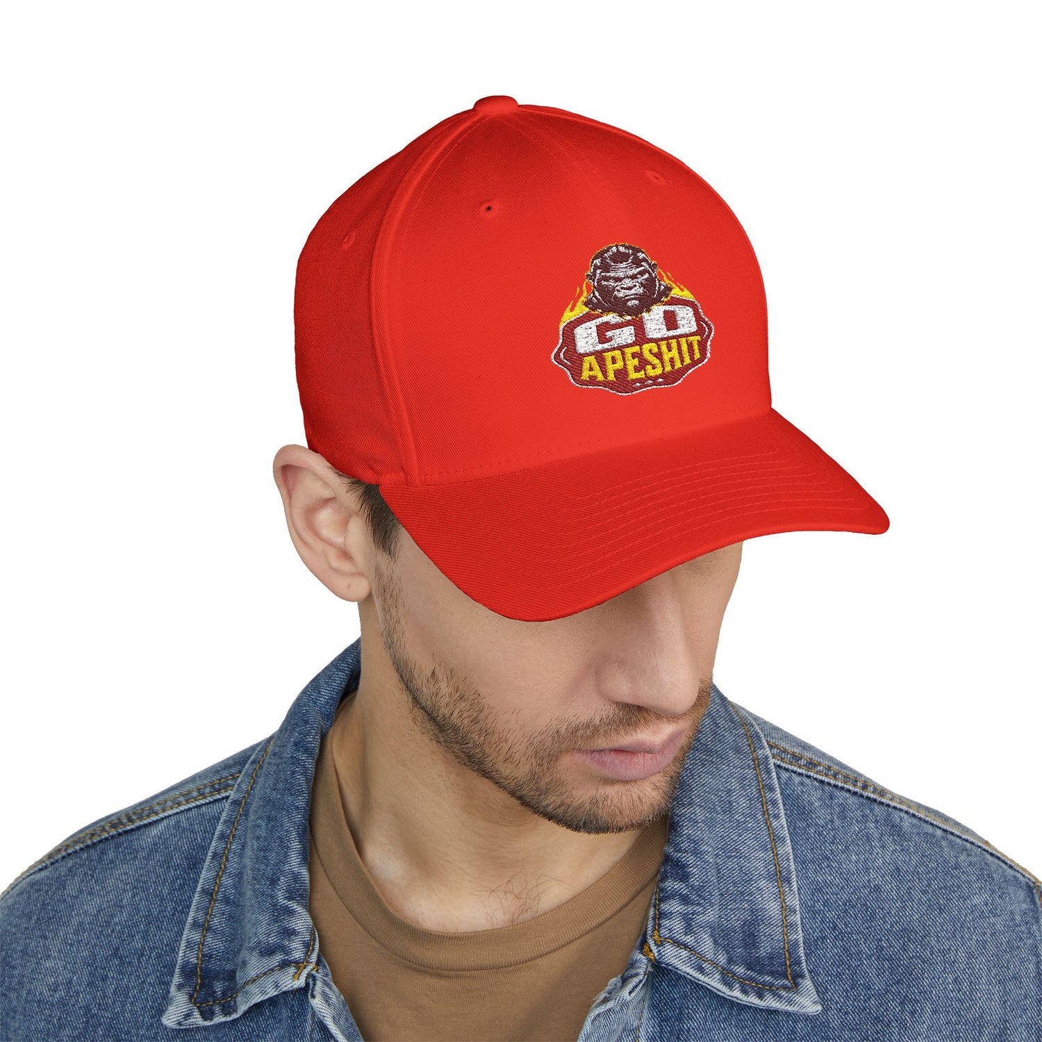 GO APESHIT Embroidered Statement Cap
