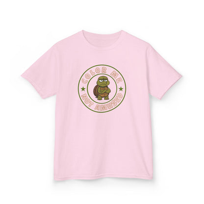 Kids Tee — Color Me Not Amused - Turtle