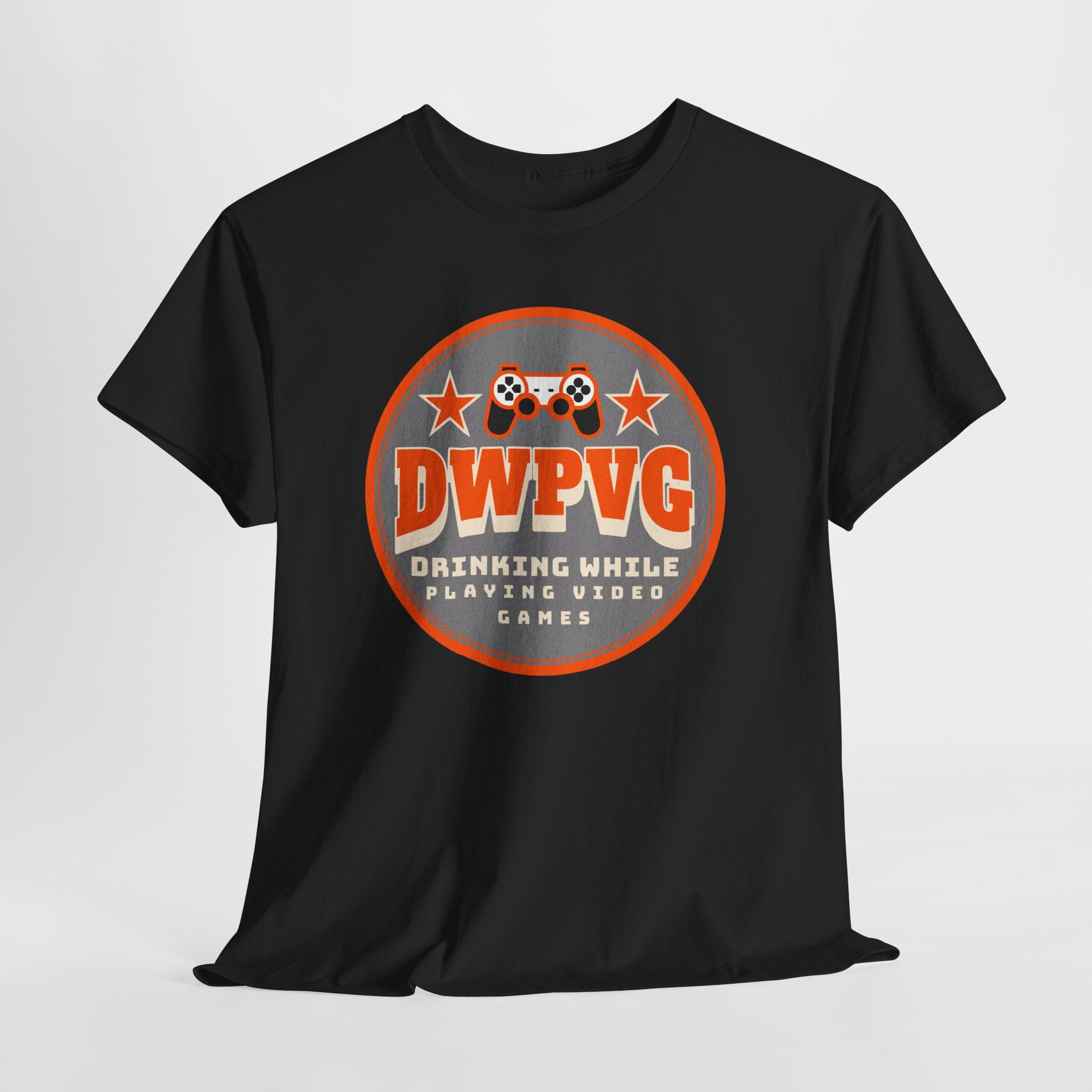 DWPVG "Drinking While Playing Video Games" Graphic Tee — Gamer Party T-Shirt