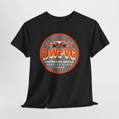 DWPVG "Drinking While Playing Video Games" Graphic Tee — Gamer Party T-Shirt