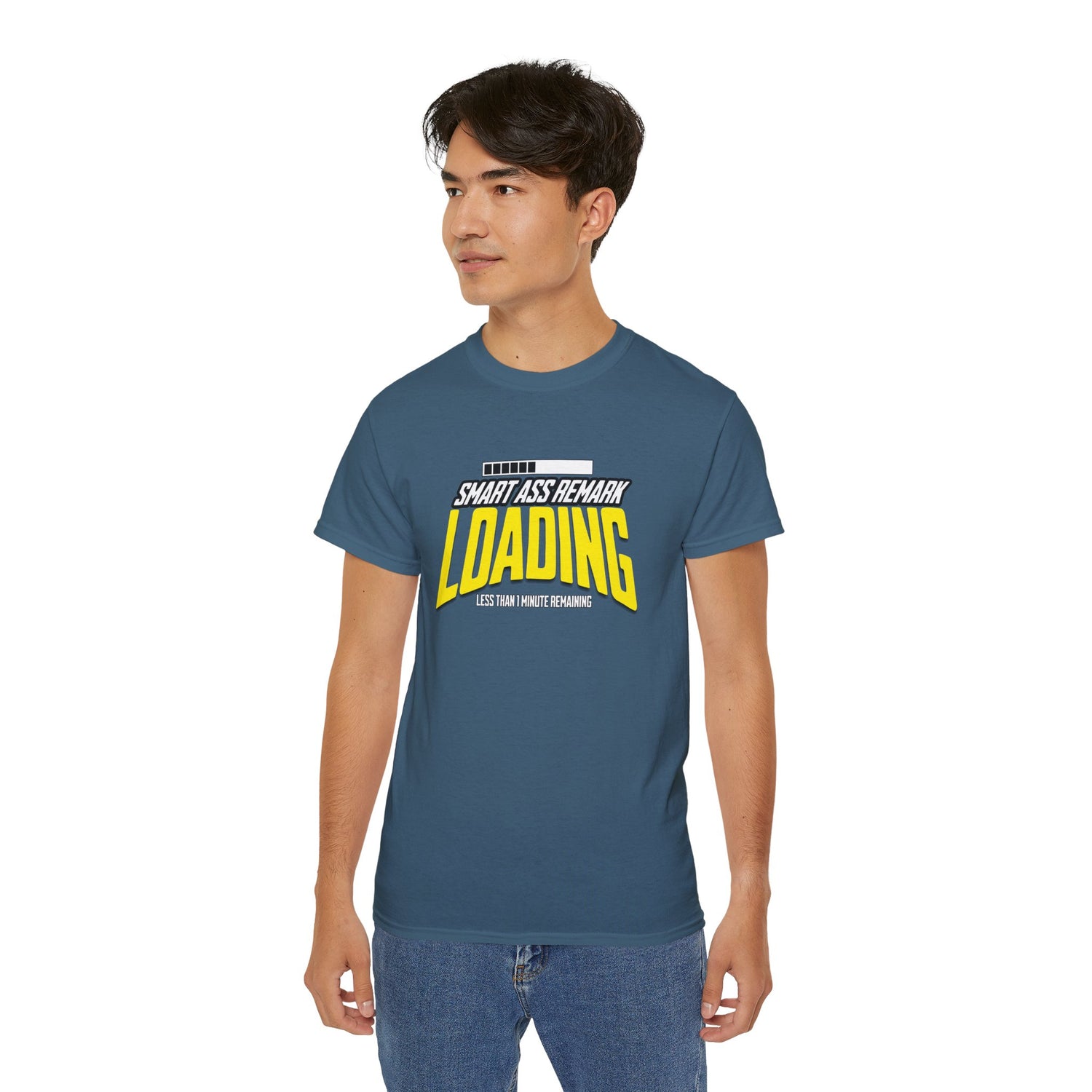 Funny Smart Ass Loading Cotton Tee