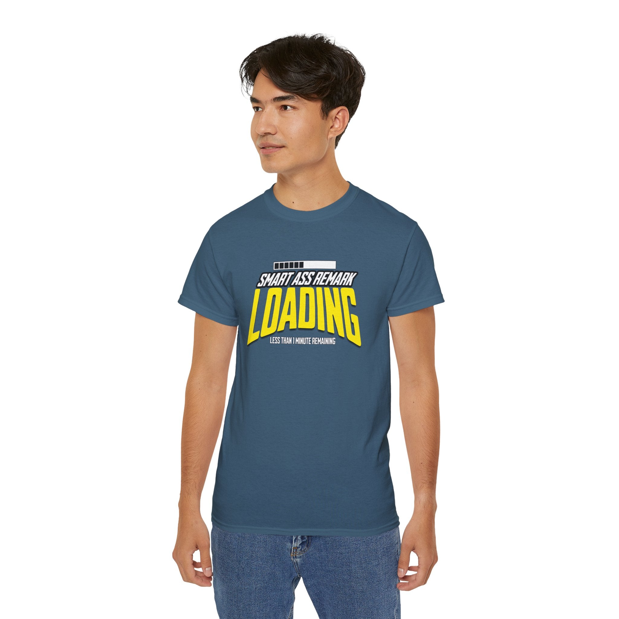 Funny Smart Ass Loading Cotton Tee