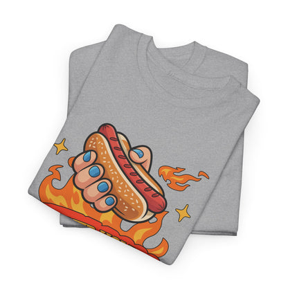 Funny Hot Dog T-Shirt — Weiner Holder Adult-Themed Tee