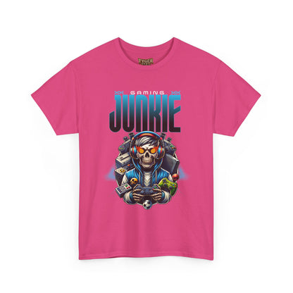 Gaming Junkie Skull Tee — Gamer Skull Controller Graphic T-Shirt