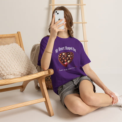 My Heart Shaped Box Comes With Chocolate T-Shirt | 90s Grunge-Inspired Valentine&