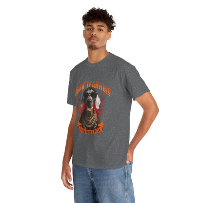 Little Johns Pizza Lover Unisex Tee, Ohhh Yeahhh Graphic Tee, Funny Dog T-Shirt, Food Lover Gift, Unisex Cotton Shirt