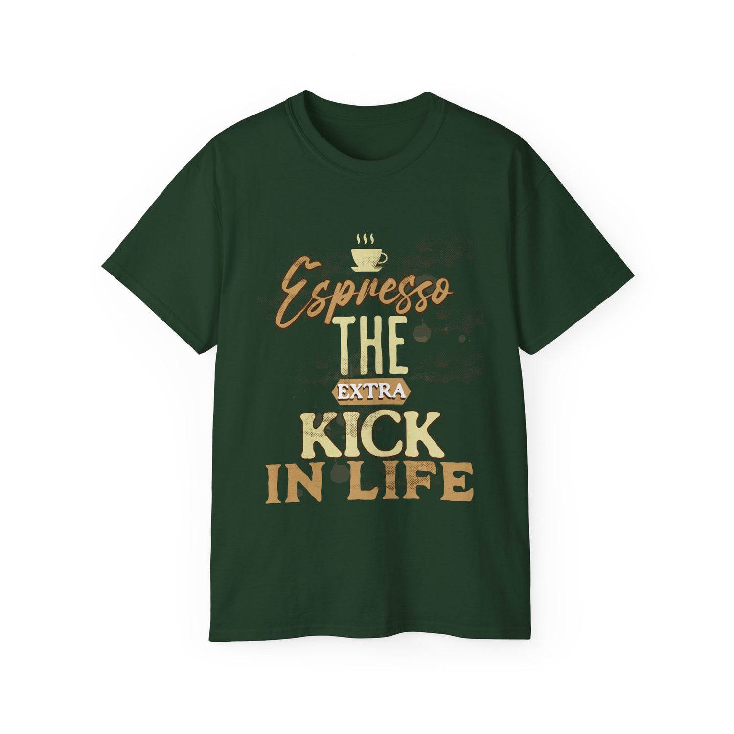 Espresso the Extra Kick in Life Unisex Coffee Tee