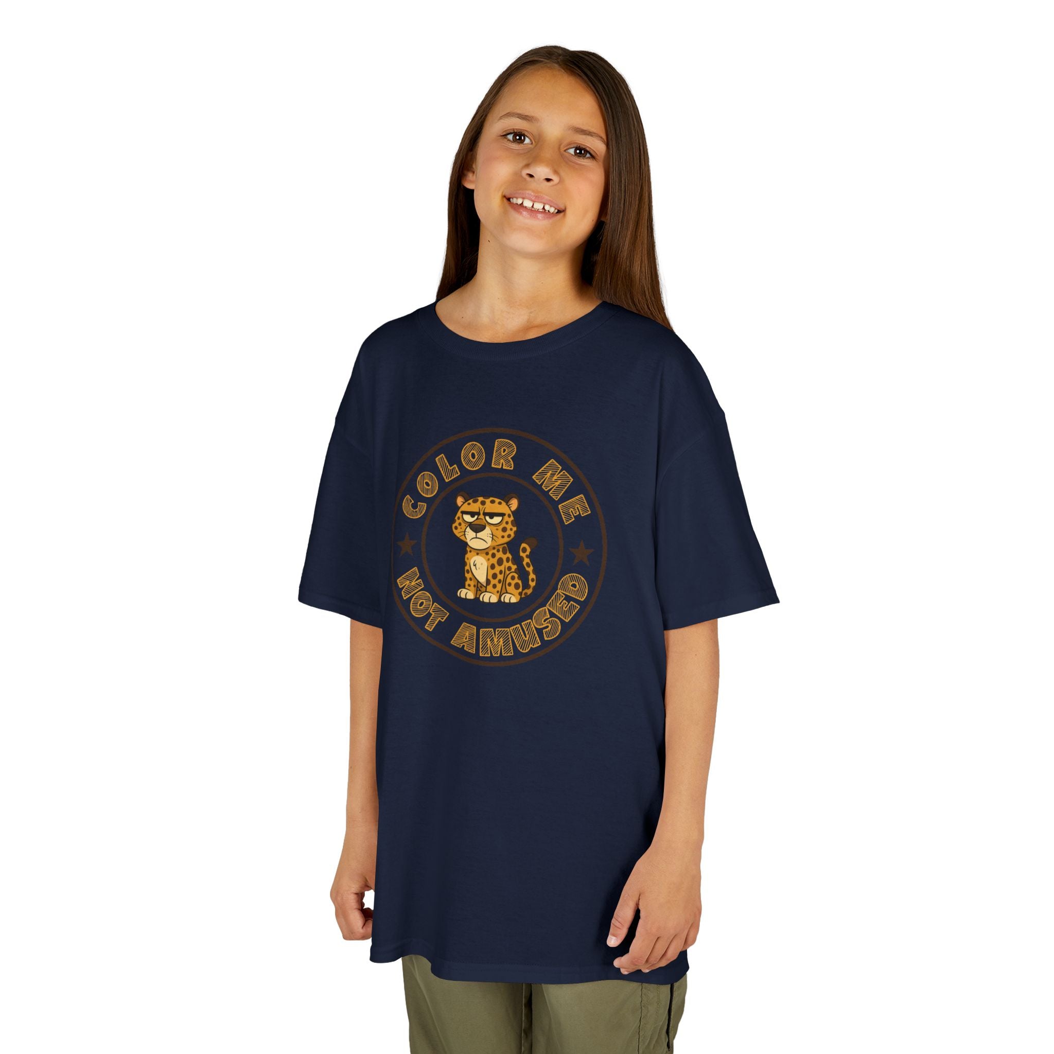 Kids Tee — Color Me Not Amused - Jaguar