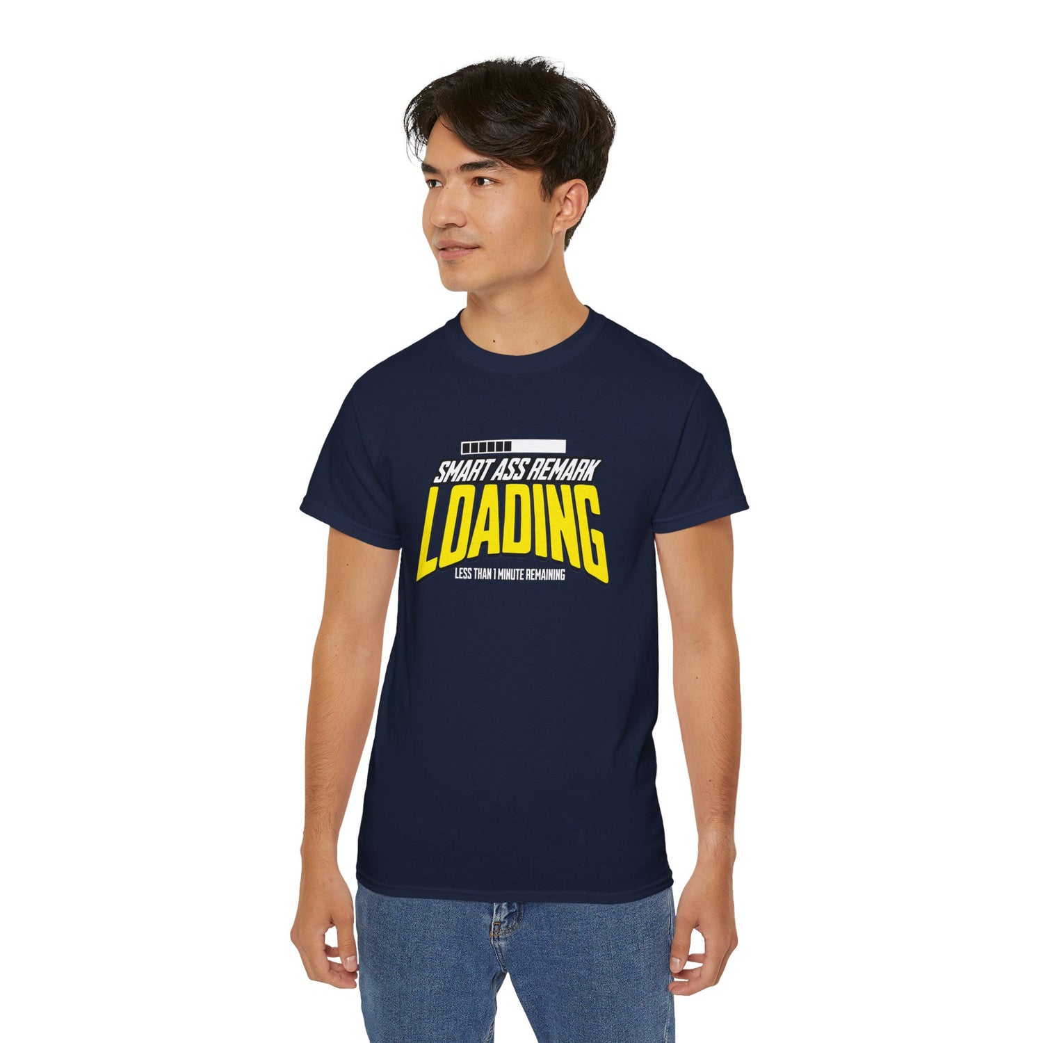 Funny Smart Ass Loading Cotton Tee