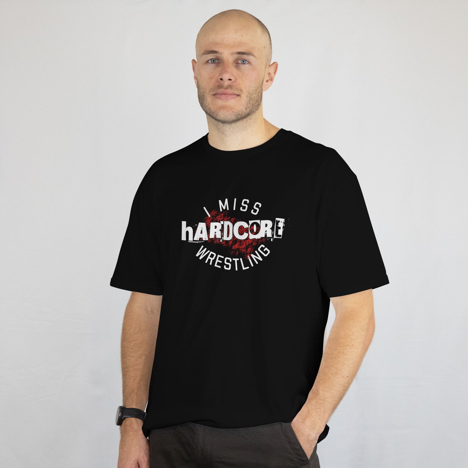 I Miss Hardcore Wrestling Cotton Tee