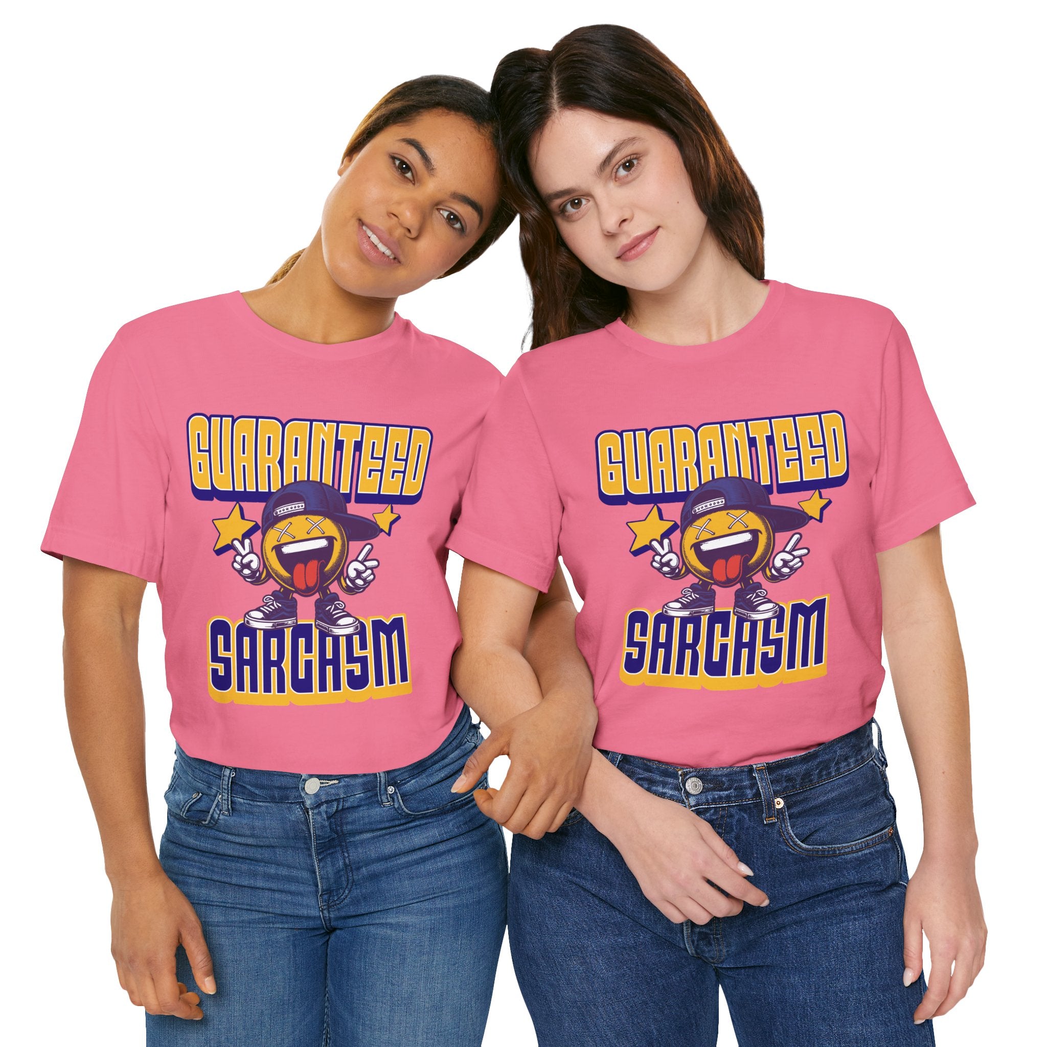 Guaranteed Sarcasm – Funny Smiley Face T-Shirt