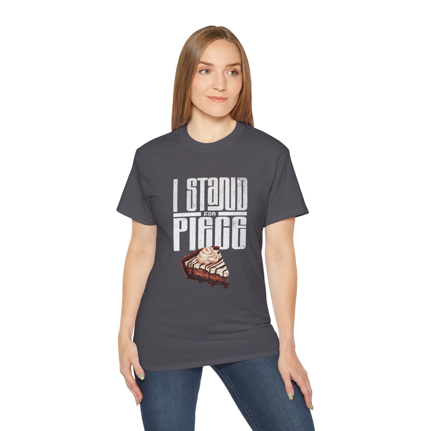 I Stand For Piece (of Chocolate Pie) Cotton T-Shirt