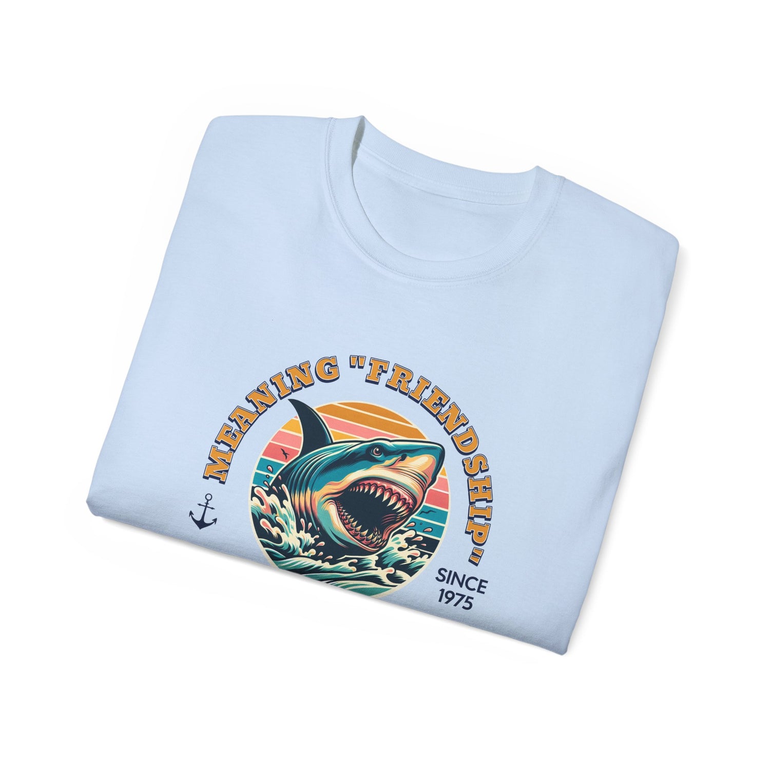 Jaws Movie - Meaning Friendship Amity Tee