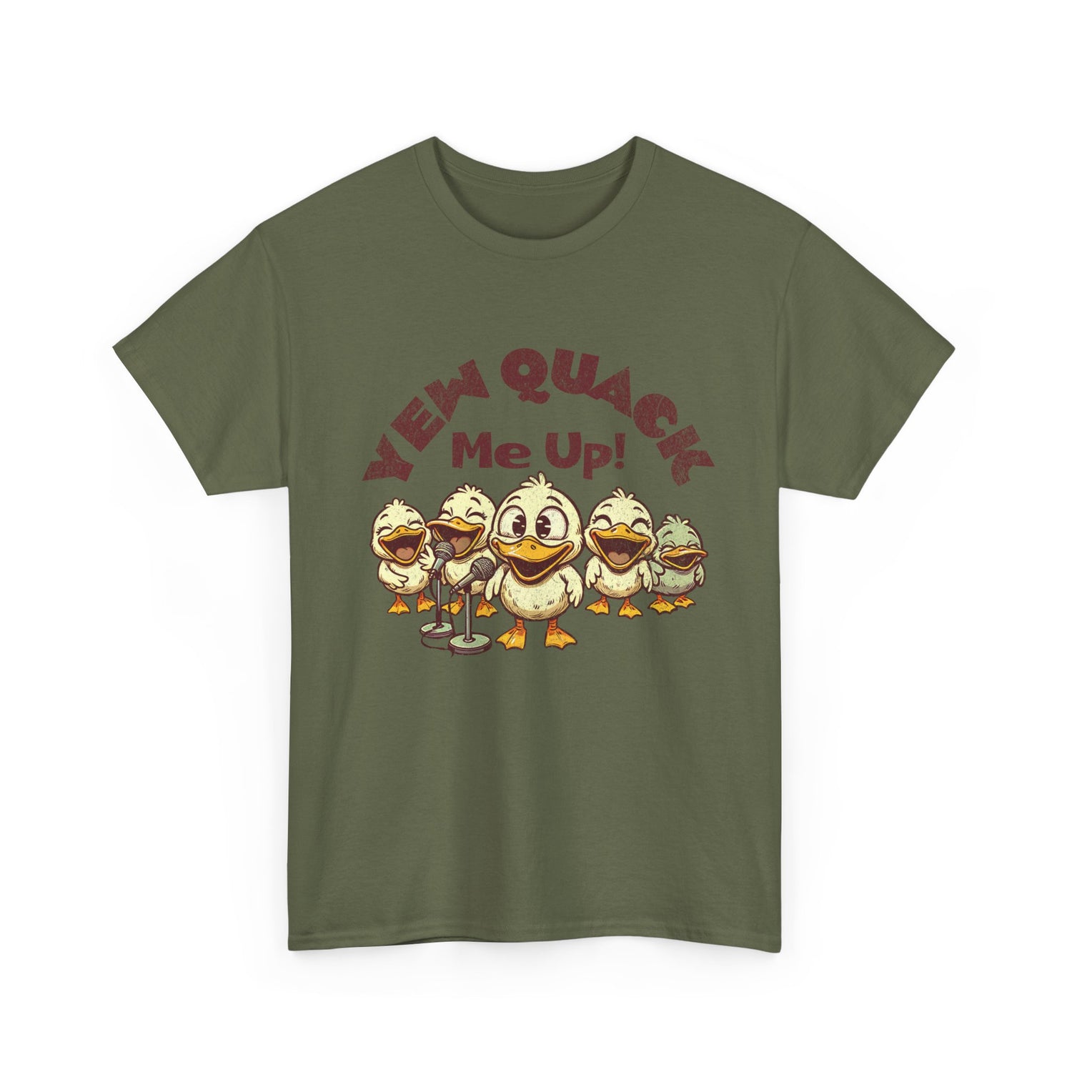 Yew Quack Me Up - Funny Duck Tee