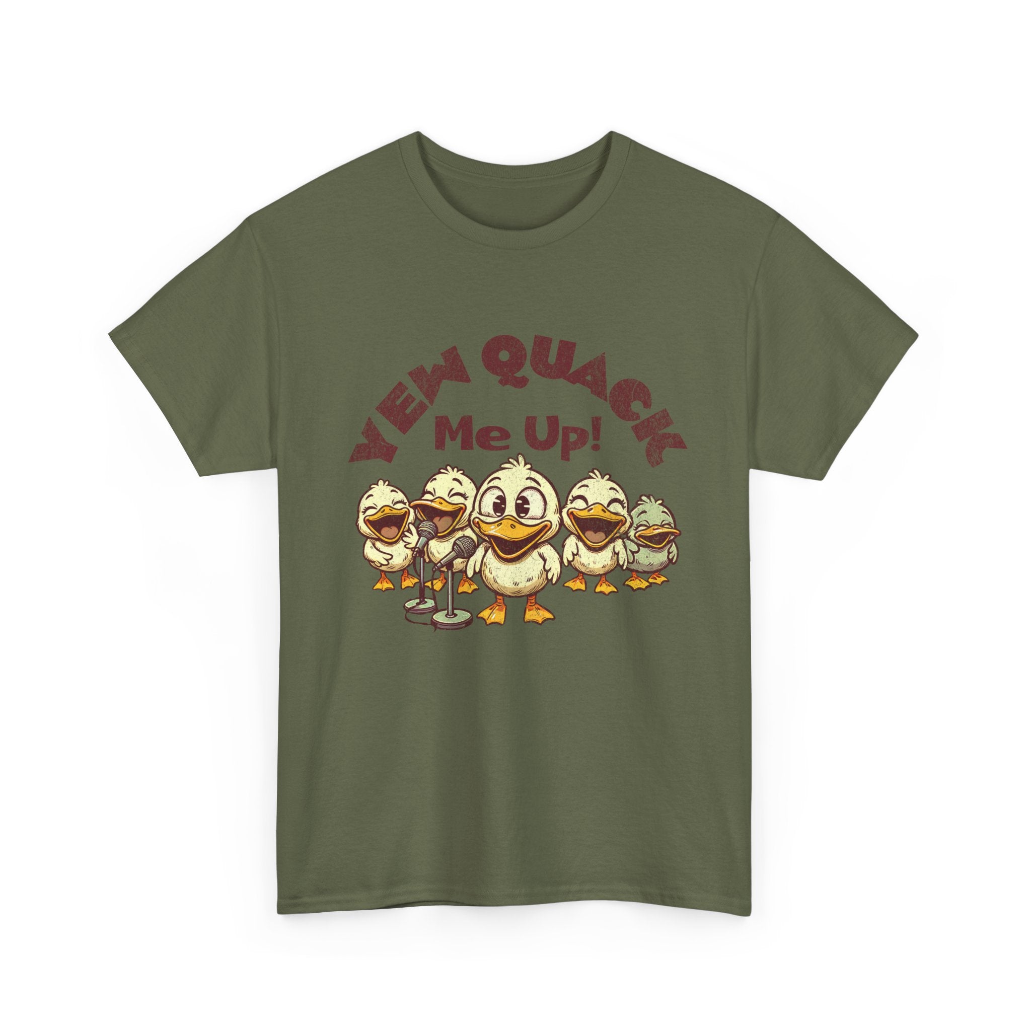 Yew Quack Me Up - Funny Duck Tee