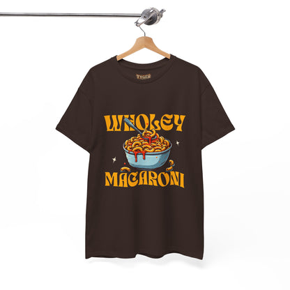 Holy Macaroni Unisex Tee, Funny T-Shirt, Casual Graphic Shirt, Gift for Pasta Lovers, Foodie Apparel, Comfortable Everyday Wear