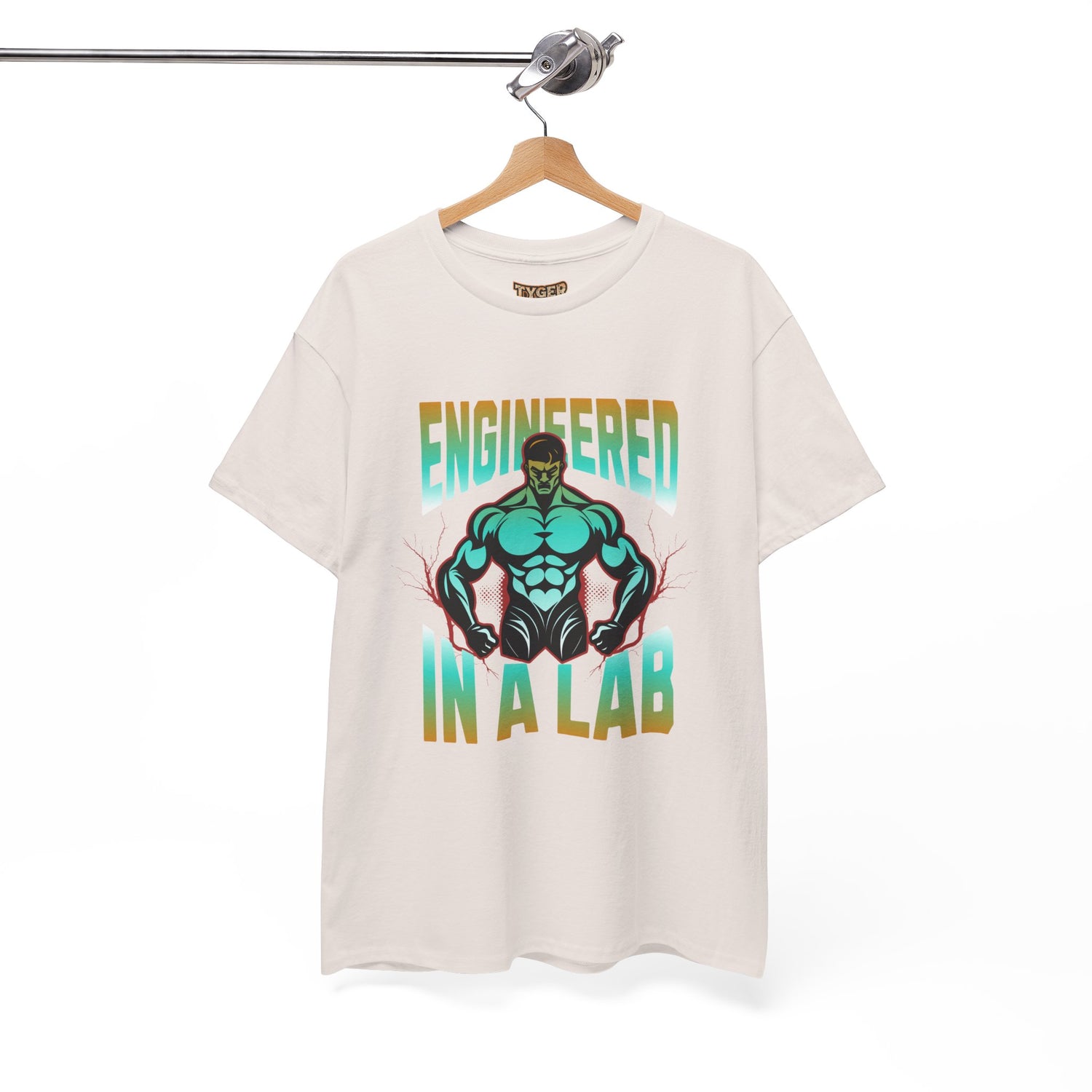 Engineered in a Lab T-Shirt — Muscle Science Gym Tee