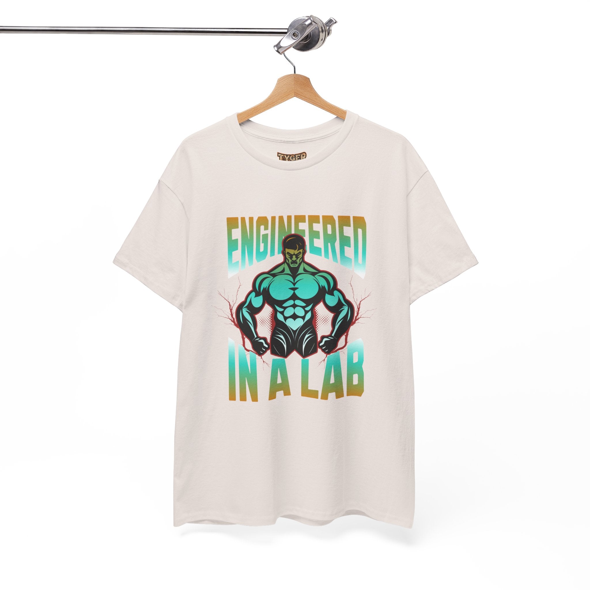 Engineered in a Lab T-Shirt — Muscle Science Gym Tee