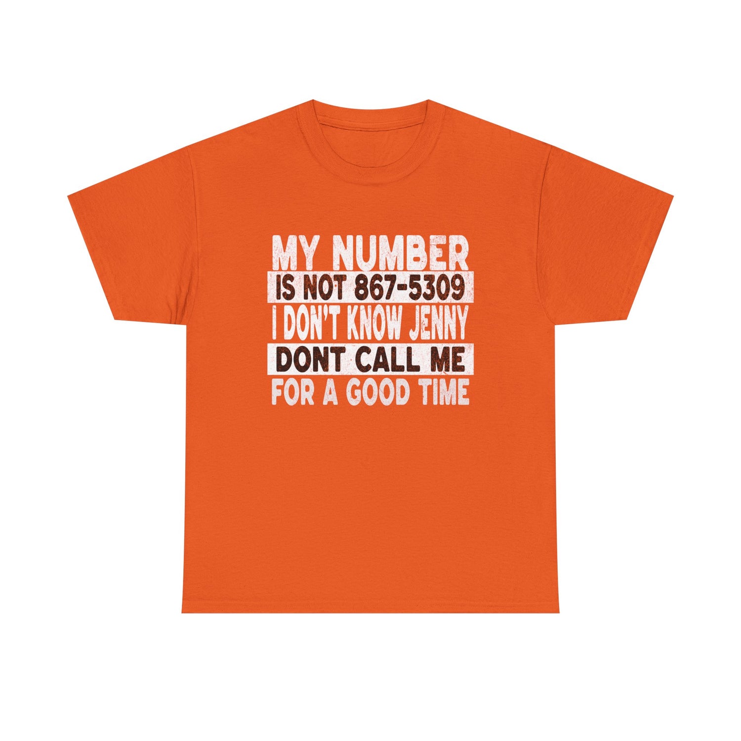 Funny 867-5309 Jenny Unisex Cotton Tee