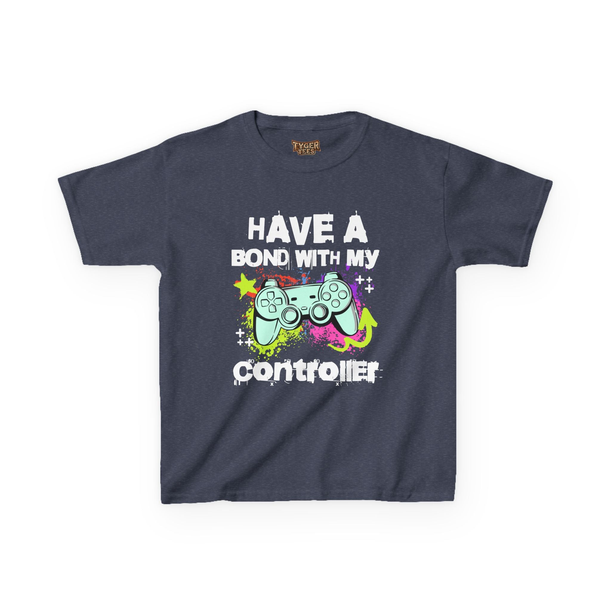 Kids Tee — "Have a Bond With My Controller" Gaming Graphic Shirt